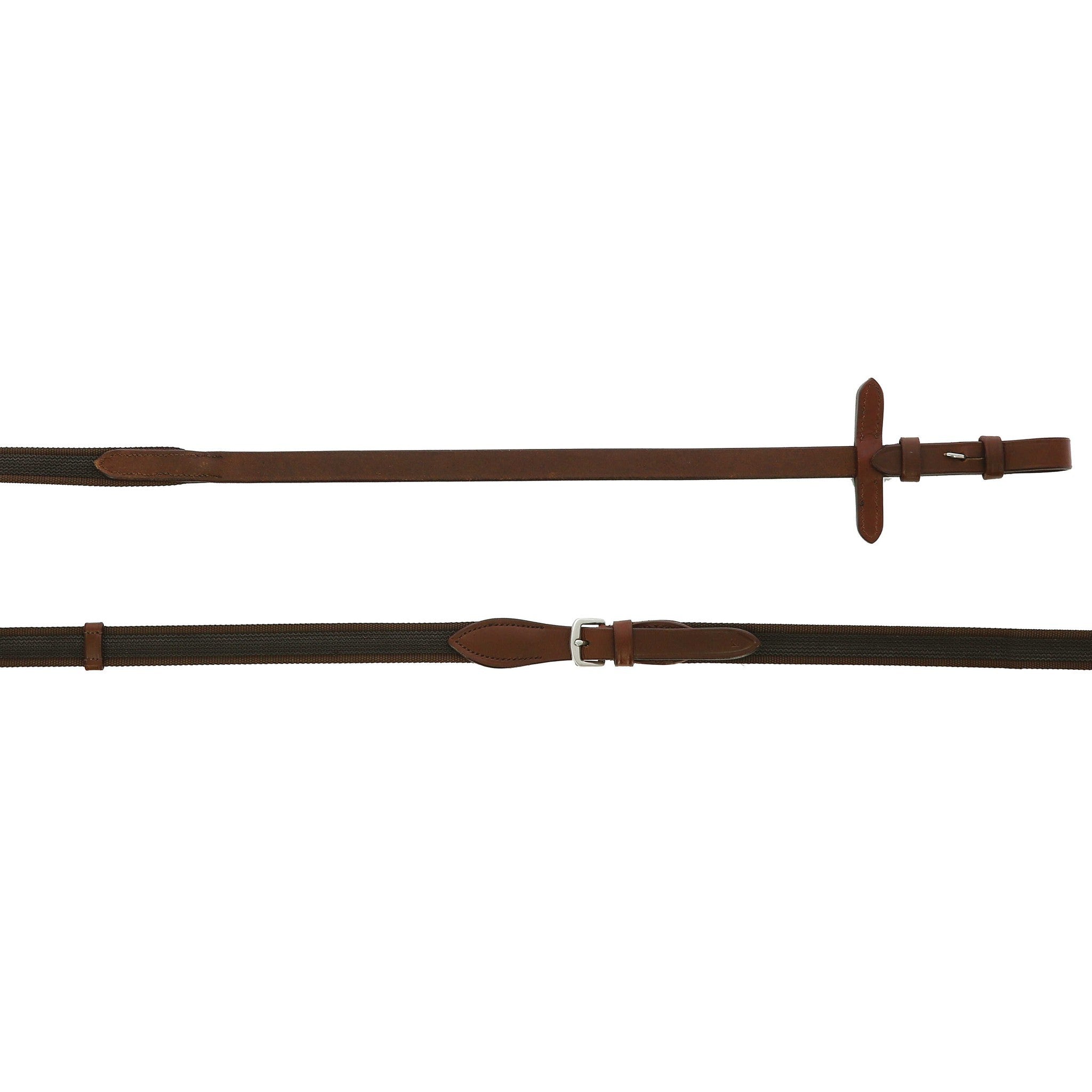 Norton Pro grip reins Brown/brown 305600418