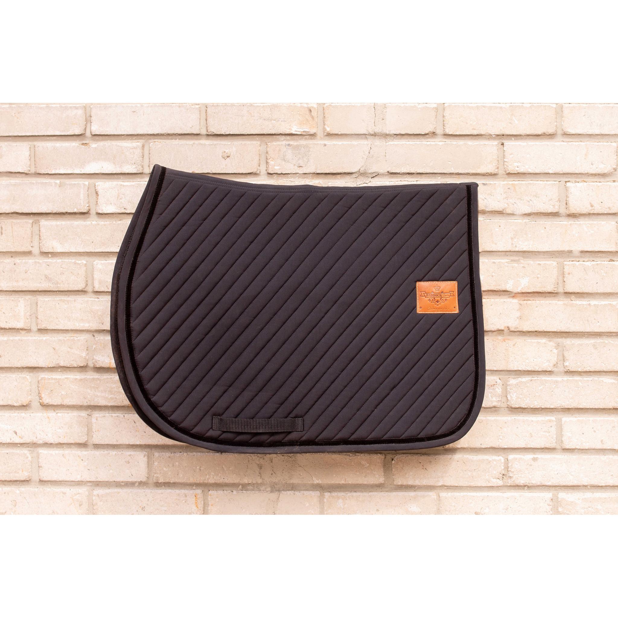 Paddock Sports Diagonal All-Purpose Saddle Pad Black - 204777002_ambi_13