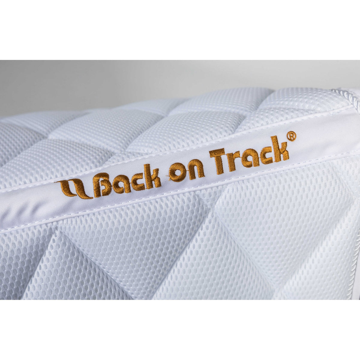 BACK ON TRACK Airflow Dressage Saddle Pad - White - b24127003_zoom_1