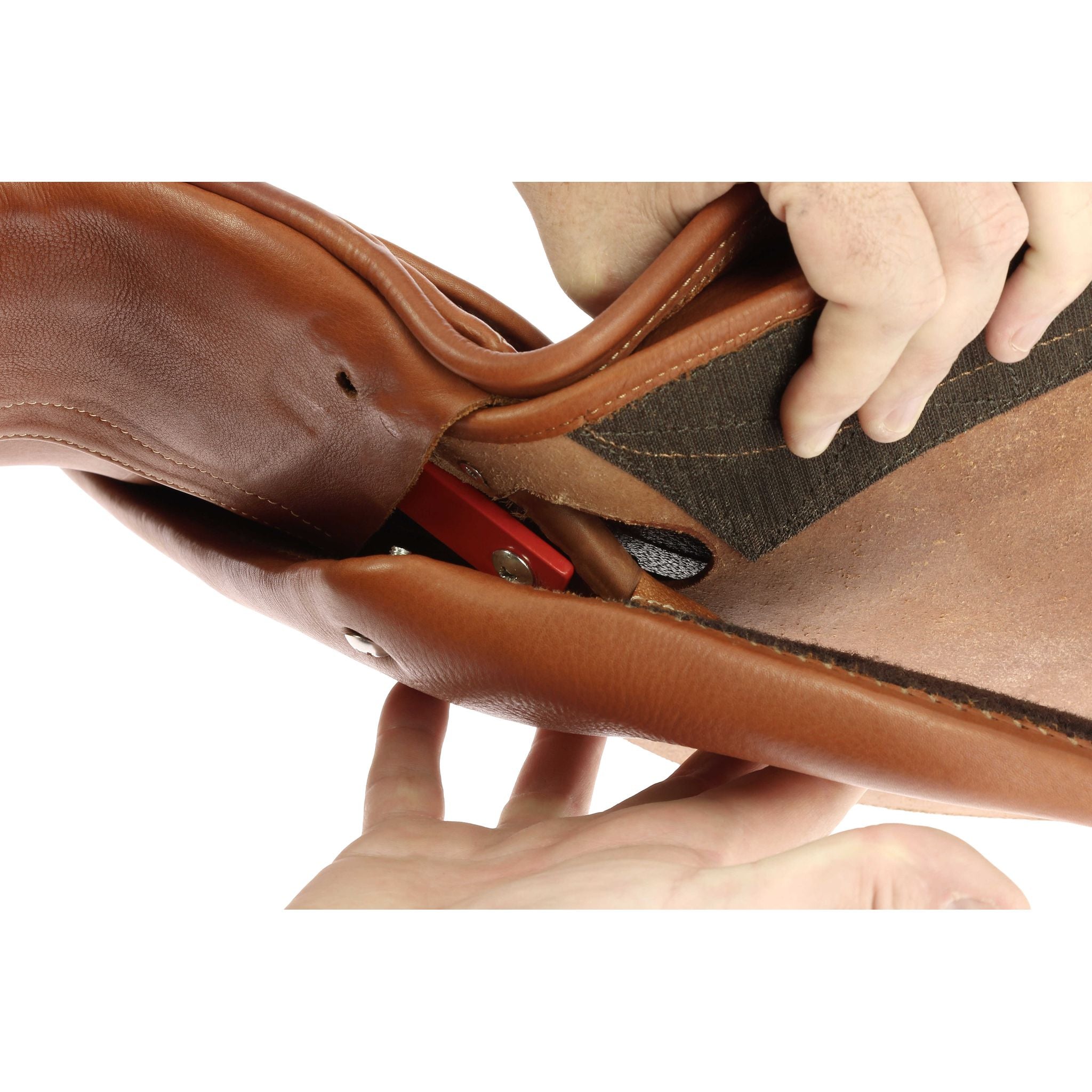 Interchangeable Gullet for Evolution GRAND PRIX Saddle - ERIC THOMAS Red - 702114001_zoom_6