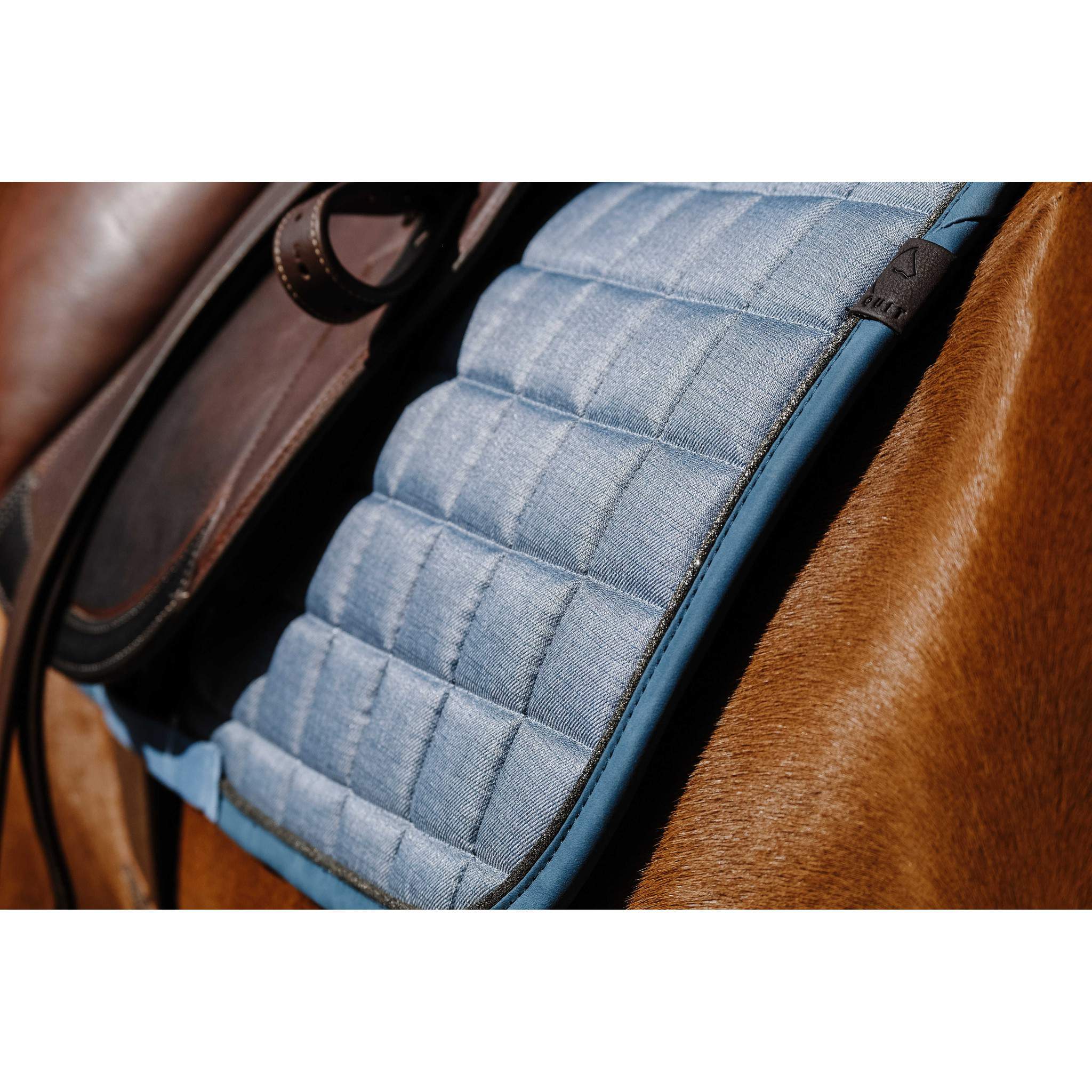EQUITHÈME Chic saddle pad - All purpose Blue 204001006