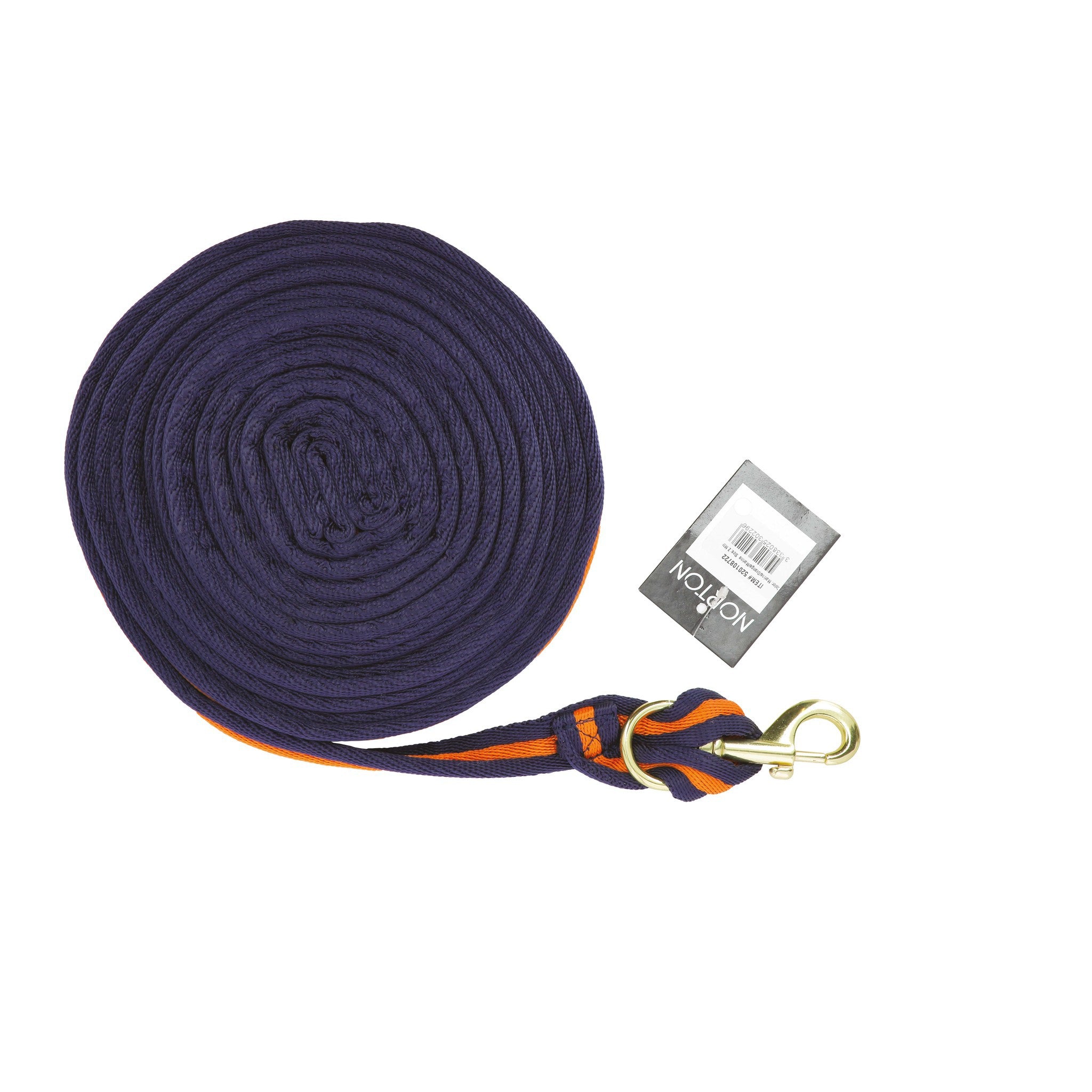 Norton Padded Lunging rein Navy/orange 520108722