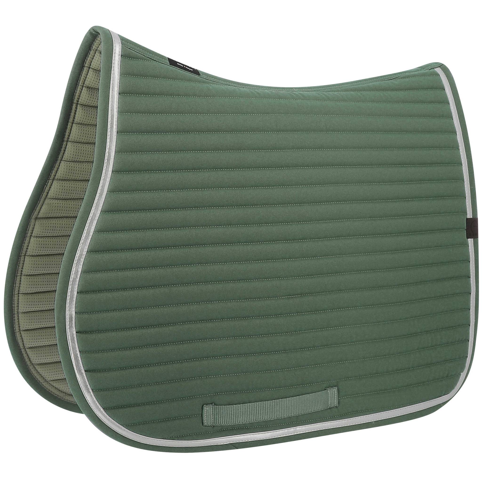 EQUITHÈME Spring All-Purpose Saddle Pad Dark green - 204781009_packshot_1