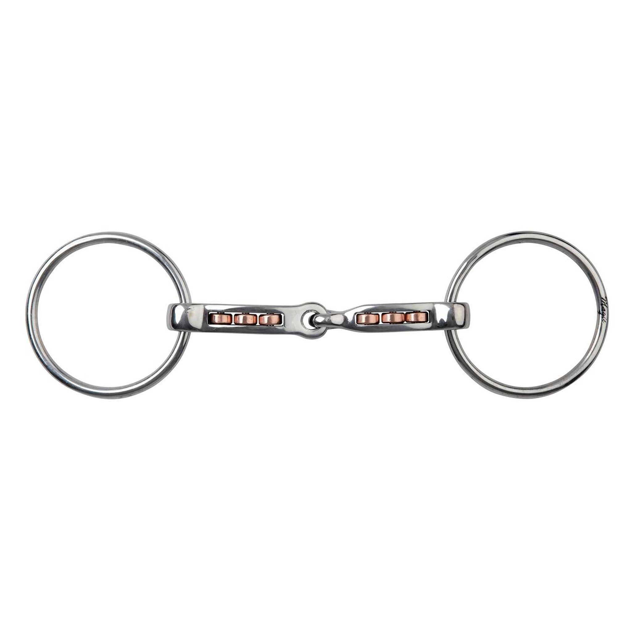 Metalab Magic System copper rollers Loose Ring Snaffle 590028135