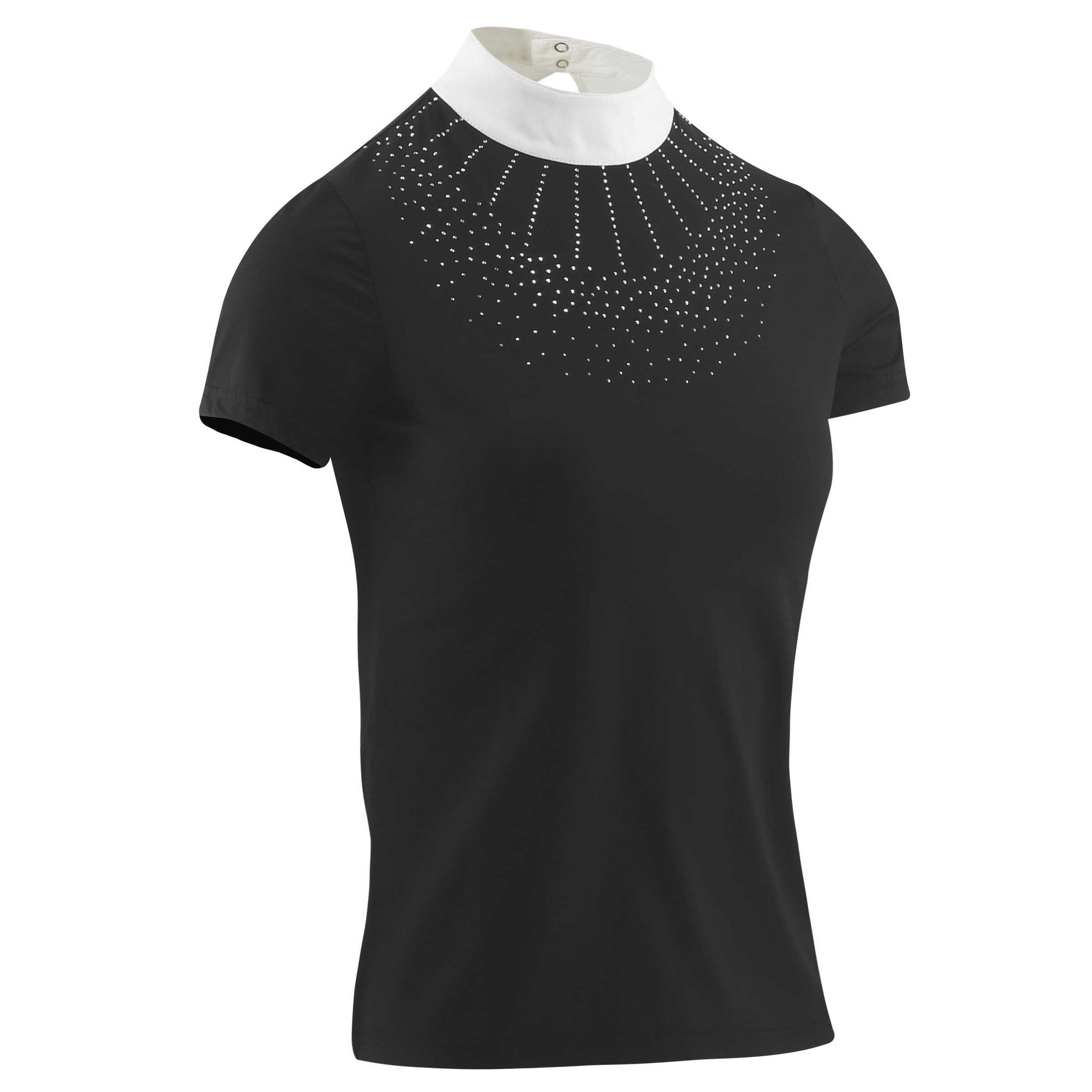 EQUITHÈME London Show Polo shirt - Ladies - Black - 962077021_packshot_1