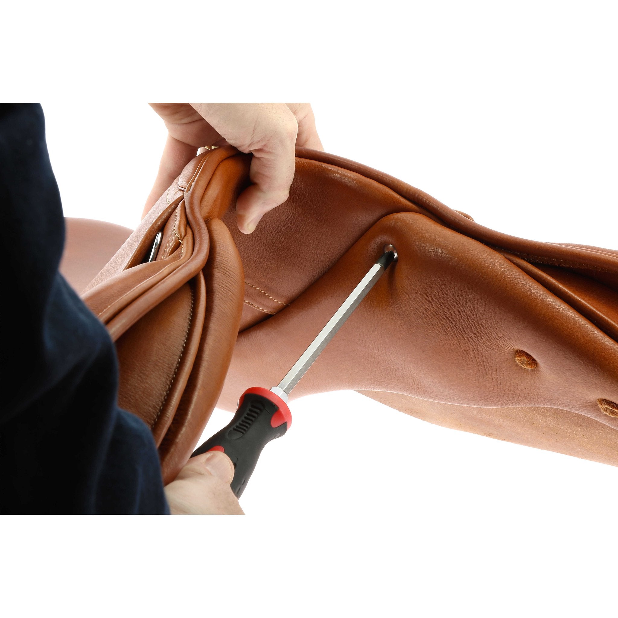 Interchangeable Gullet for Evolution GRAND PRIX Saddle - ERIC THOMAS Red - 702114001_zoom_1