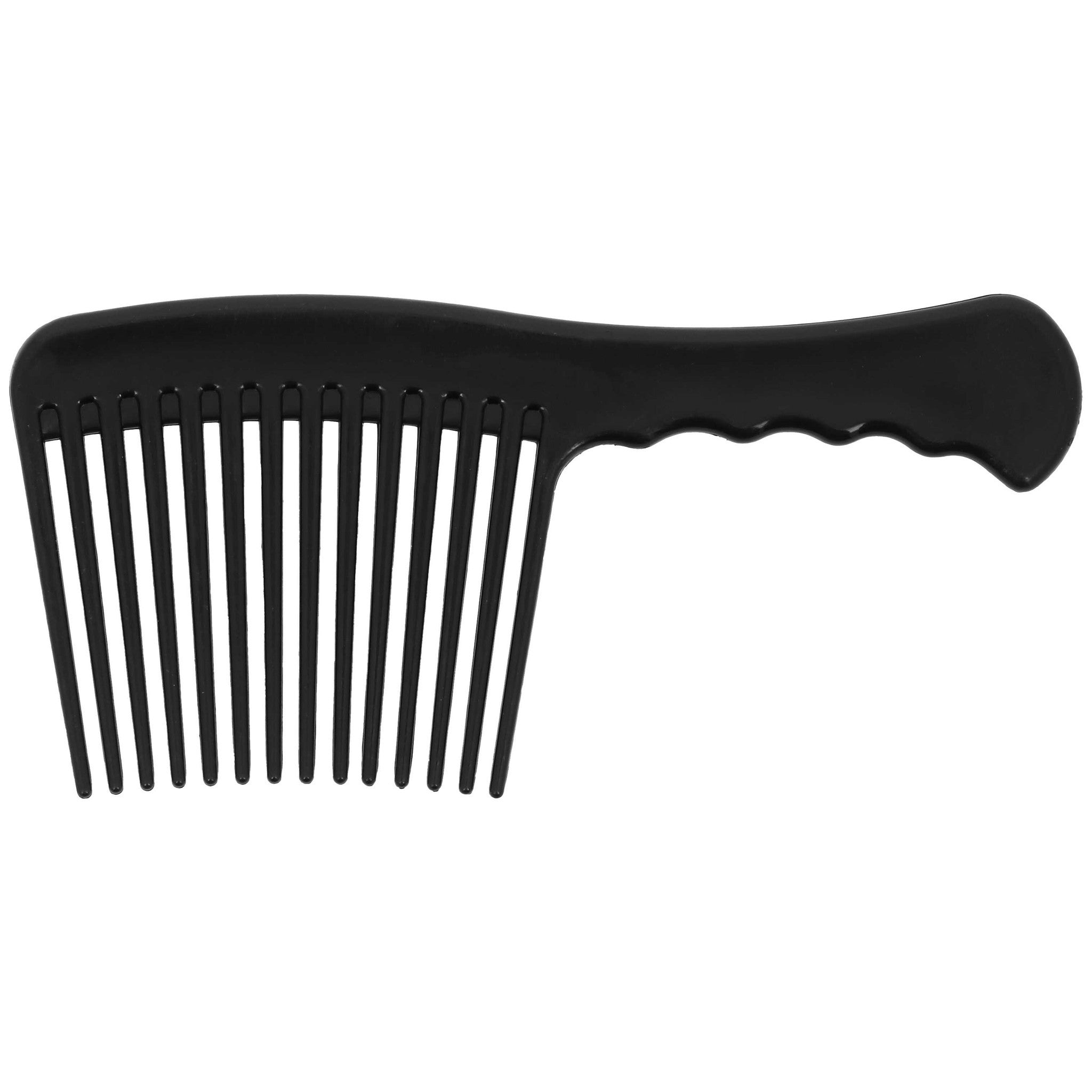 Hippo-Tonic Soft Wide-Tooth Comb Black 700104002