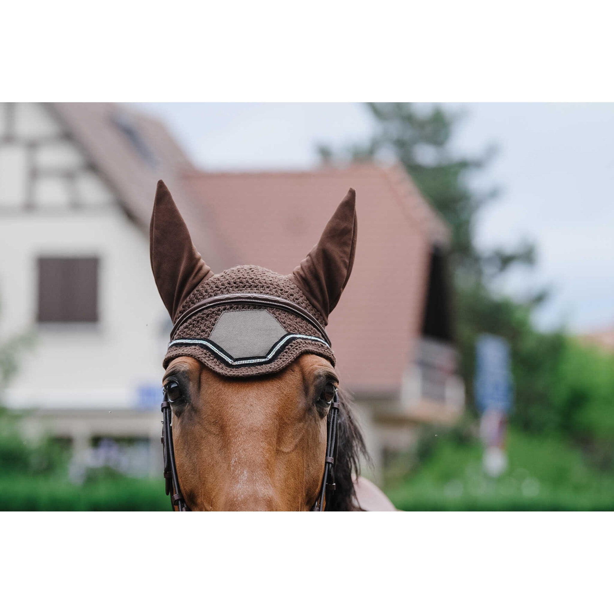 EQUITHÈME Domino Fly Veil Coppery - 306975005_ambi_3