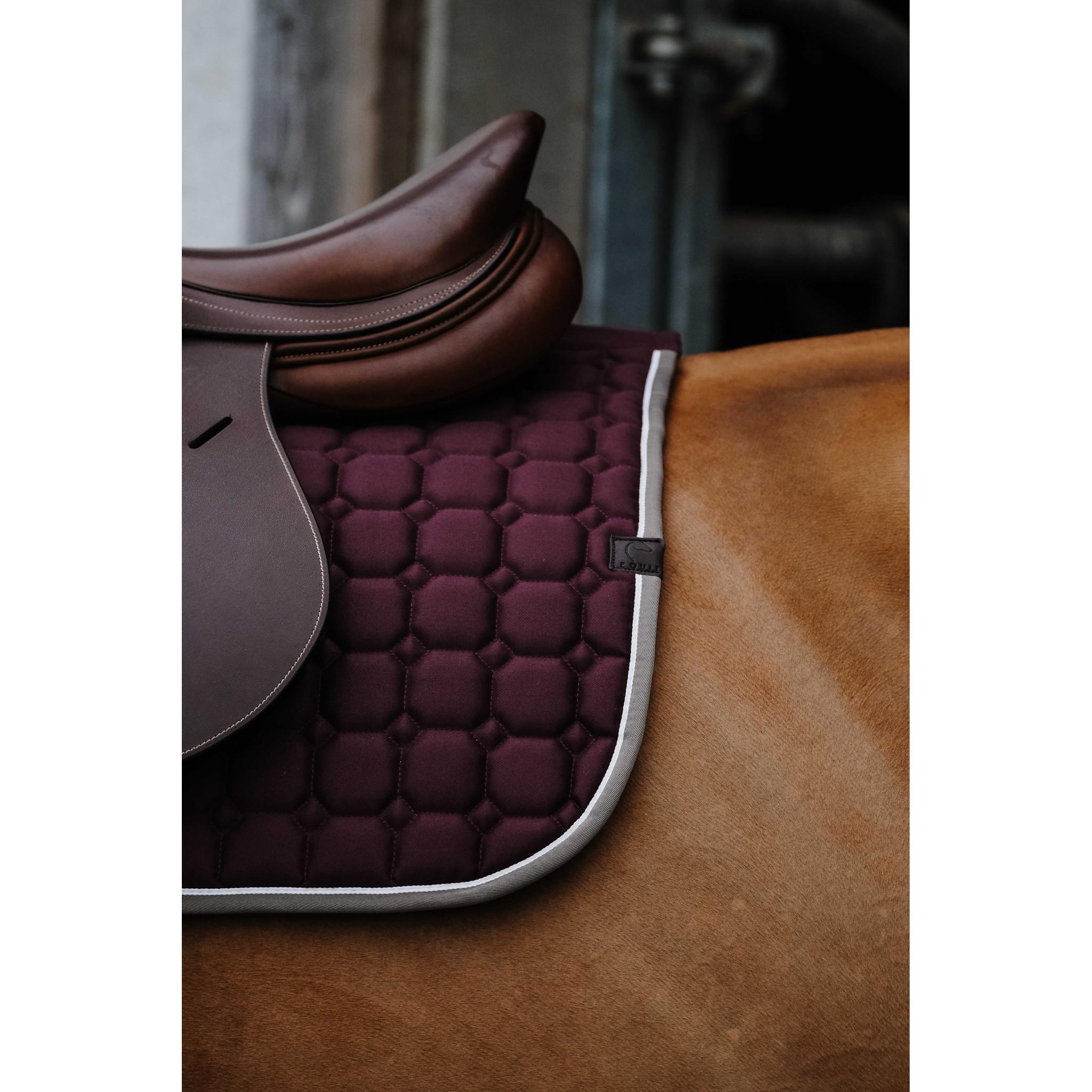 EQUITHÈME Orion saddle pad - All purpose Plum 204774034