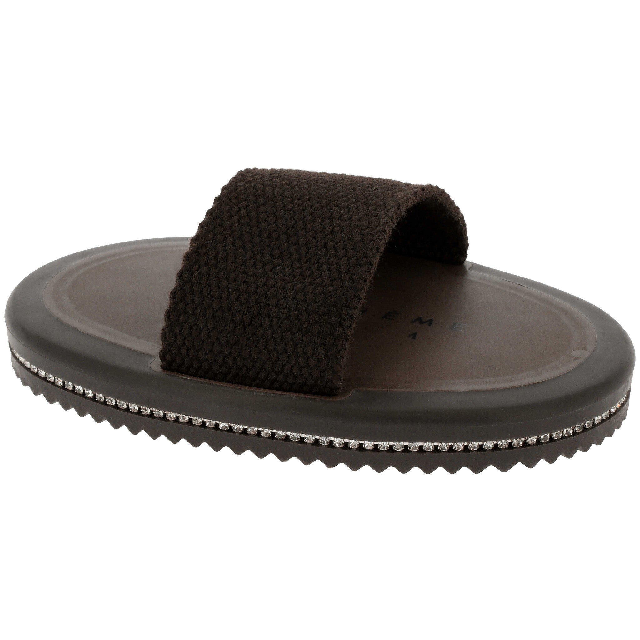 Je t'aime EQUITHÈME Strass Curry Comb Brown 312050004