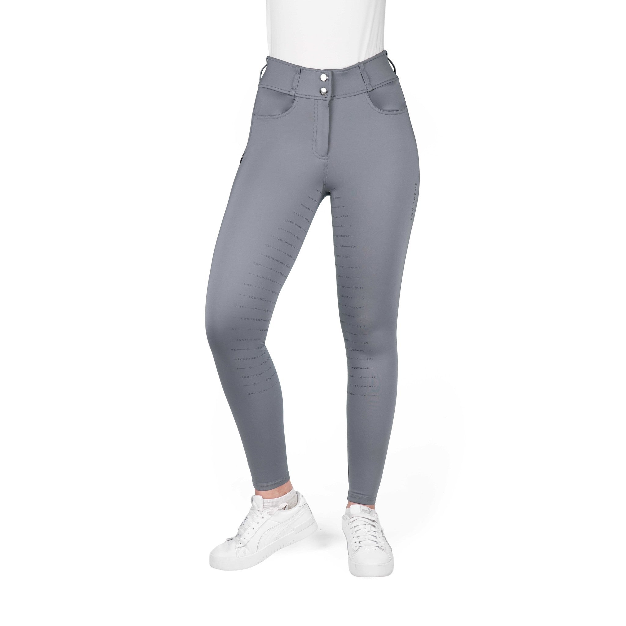 EQUITHÈME Mila Full-Seat Breeches - Ladies Grey 979841336
