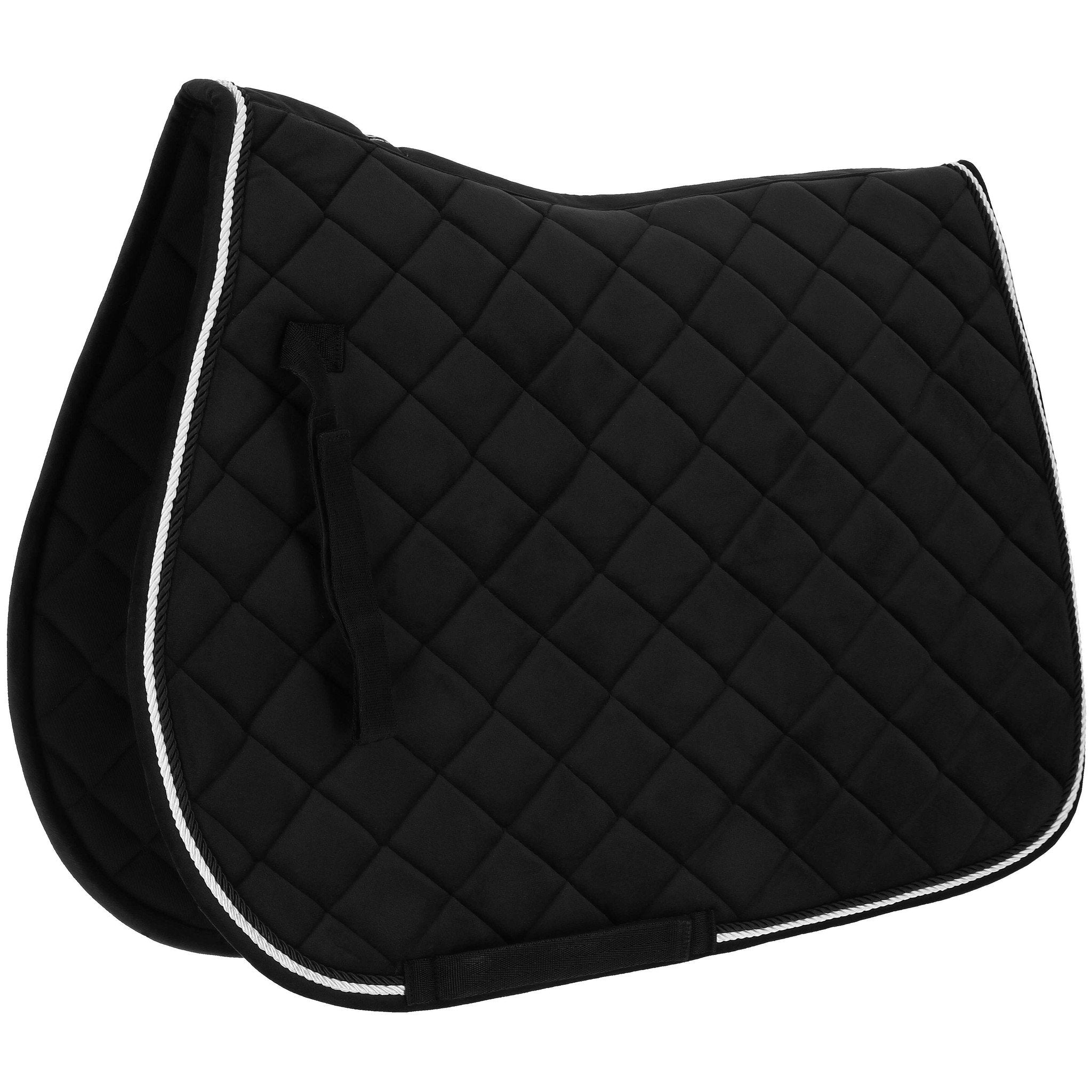 Riding World Velours saddle pad - All purpose Black 204059002