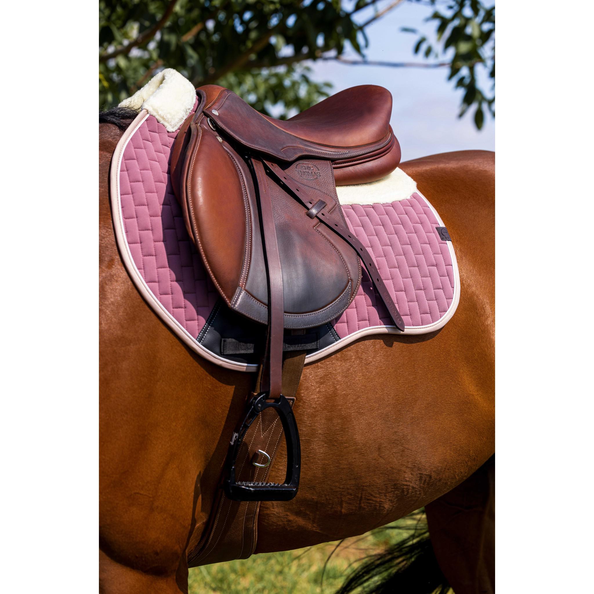 EQUITHÈME Dinard Saddle Pad - All purpose Antique pink 204007016
