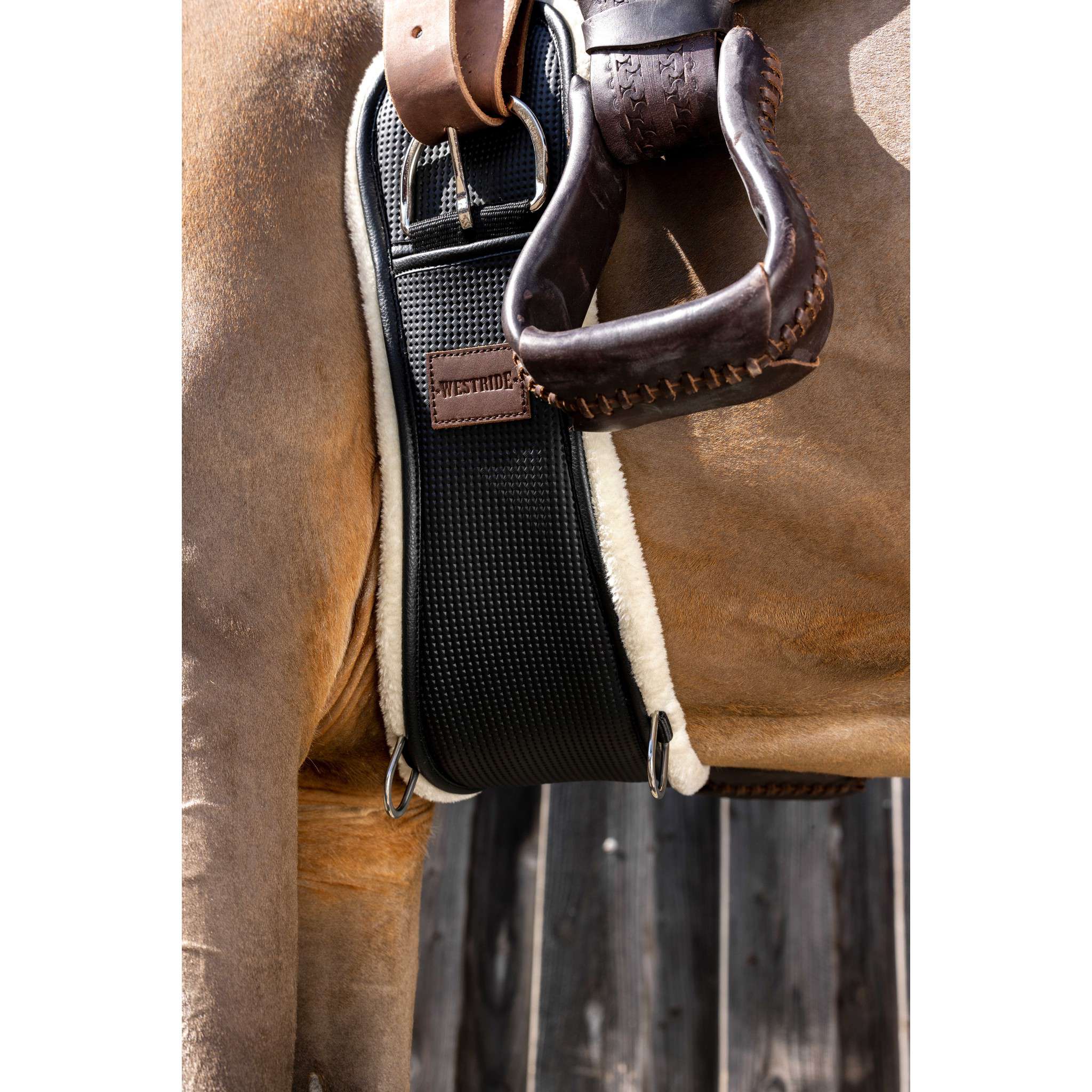 Westride Synthetic Sheepskin Girth Black 801034270