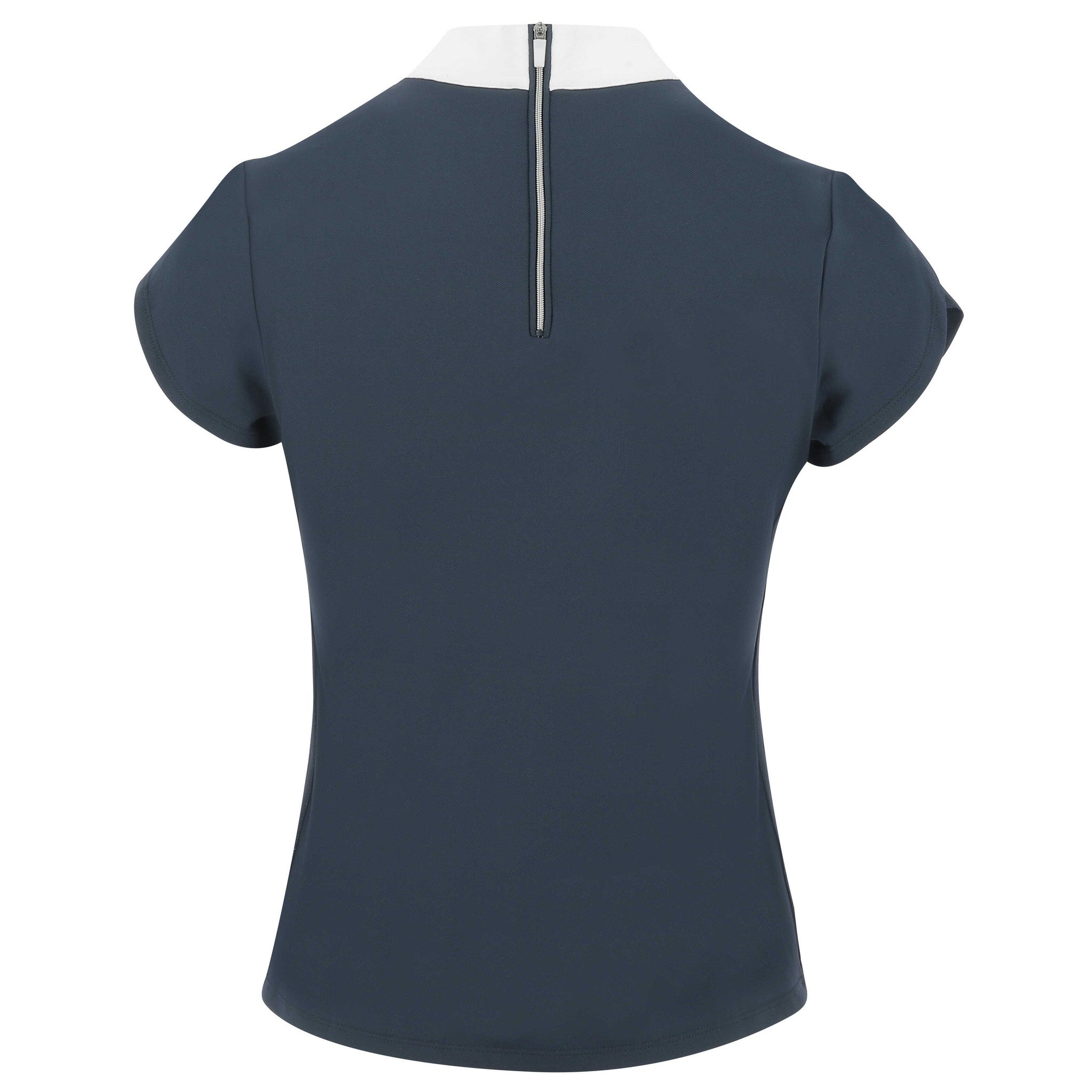 EQUITHÈME Ocala Show Polo - Women - Navy blue - 962070072_packshot_4