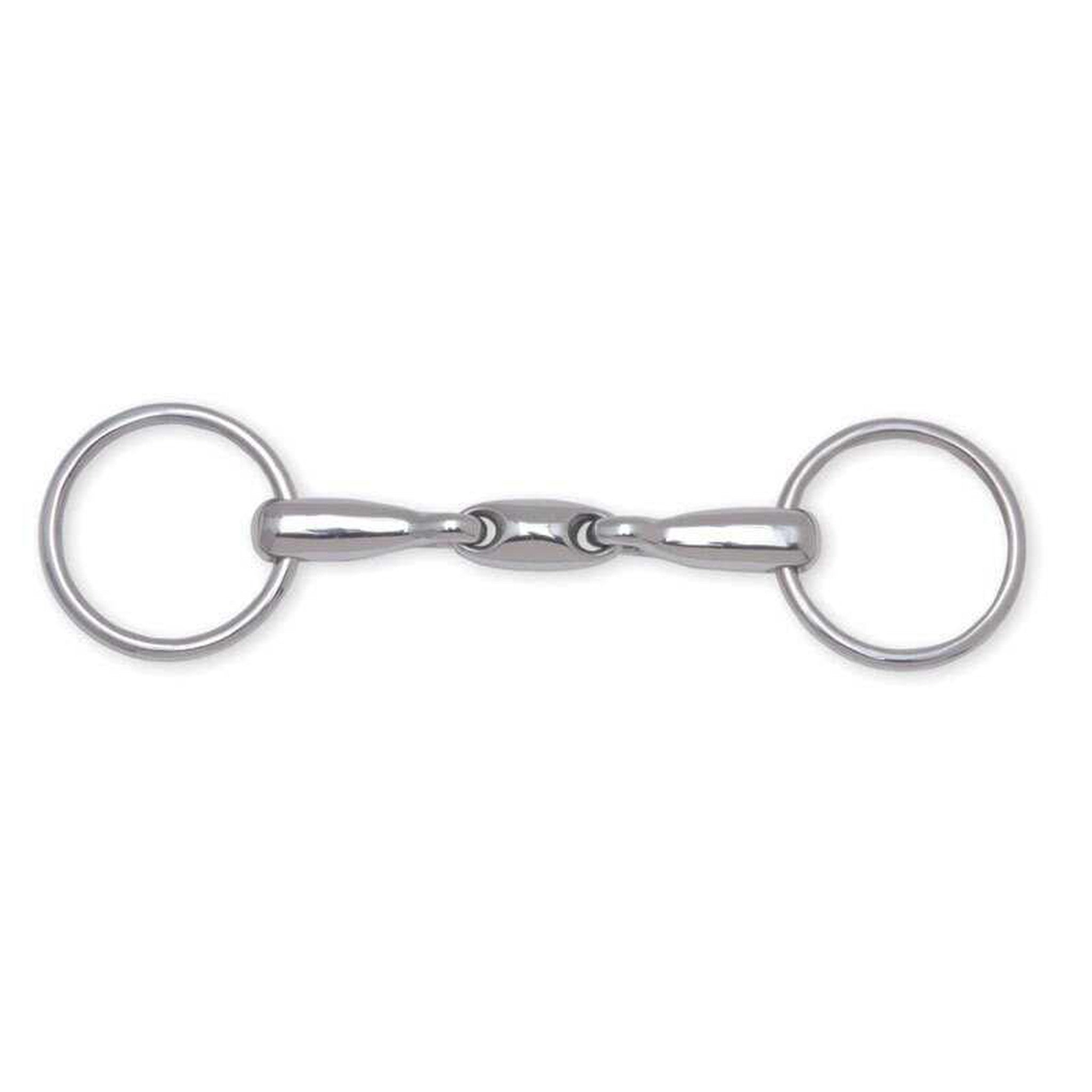 Metalab double jointed Snaffle bit 590010125