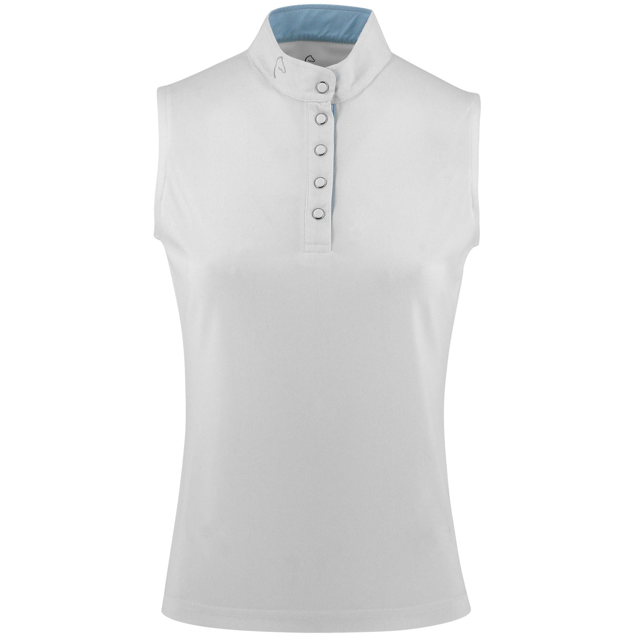 EQUITHÈME Molly Show Polo Shirt - Ladies White 962094012