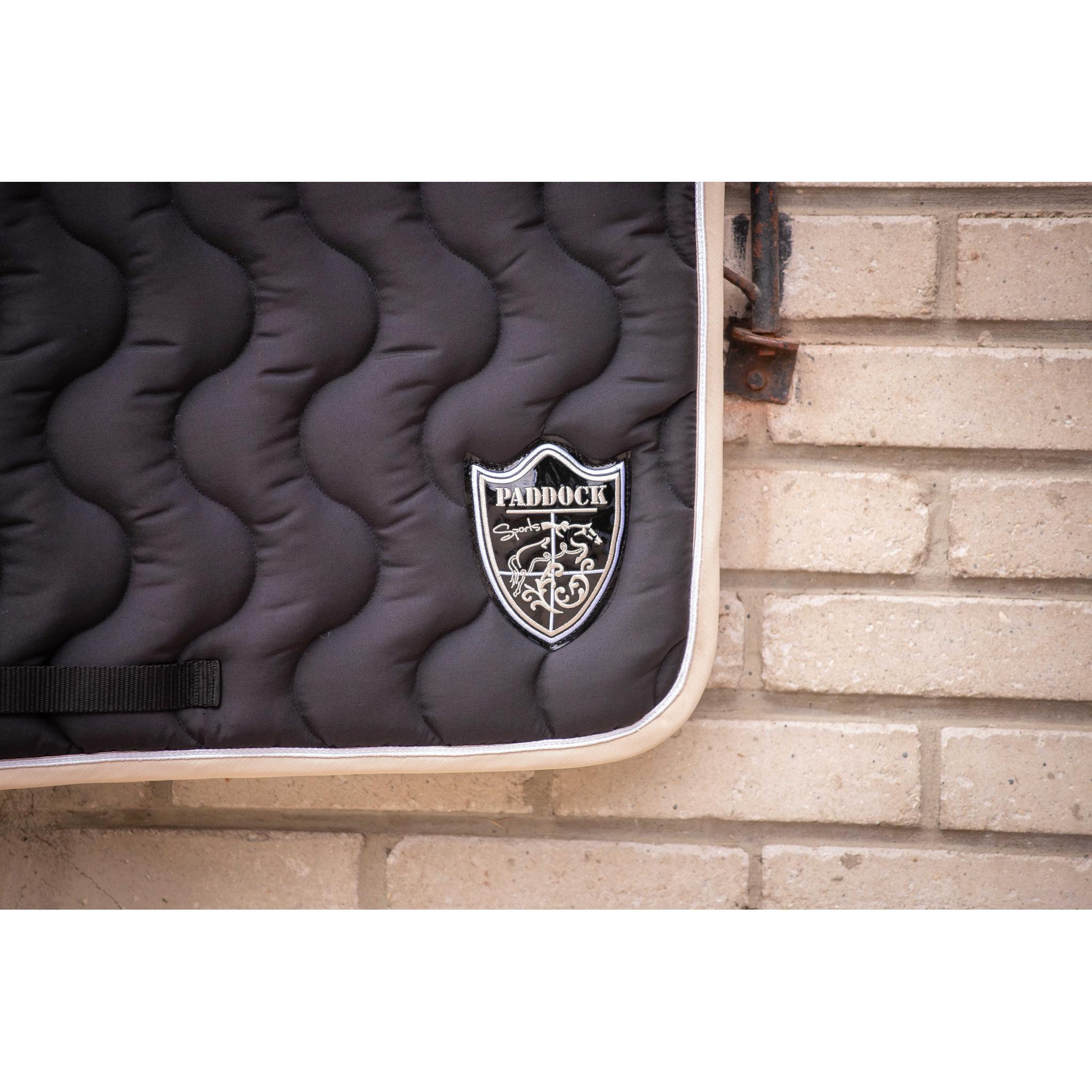 Paddock Sports Origin Saddle Pad with Crest - All-Purpose Black - 204742002_ambi_11