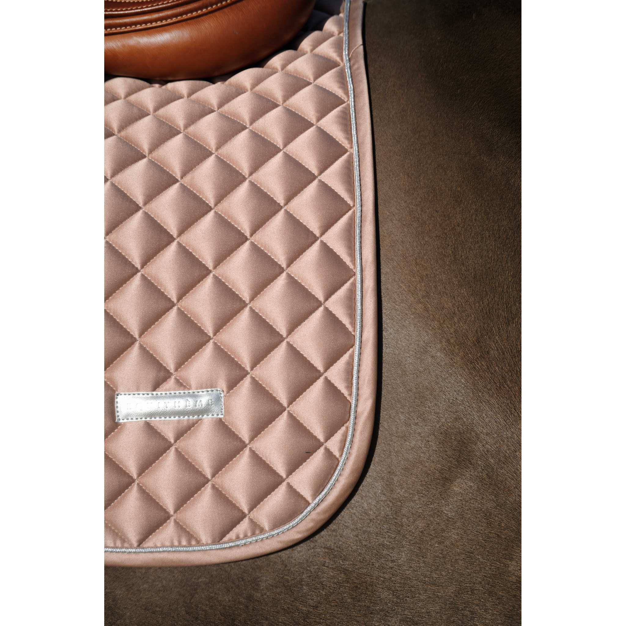 EQUITHÈME All-Purpose Saddle Pad - Mother-of-Pearl Bronze - 204029051_ambi_3