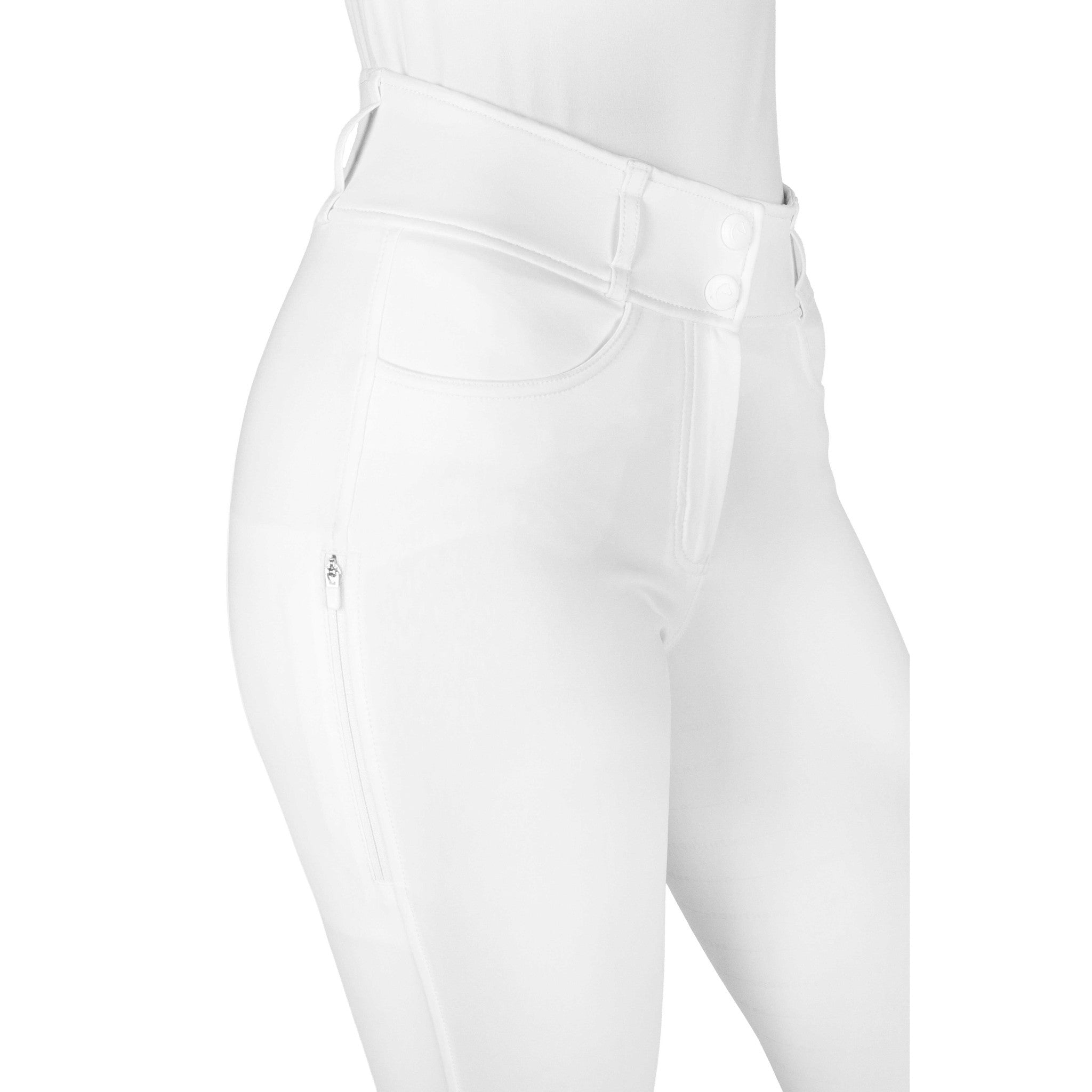EQUITHÈME Mila Full-Seat Breeches - Ladies White 979841136