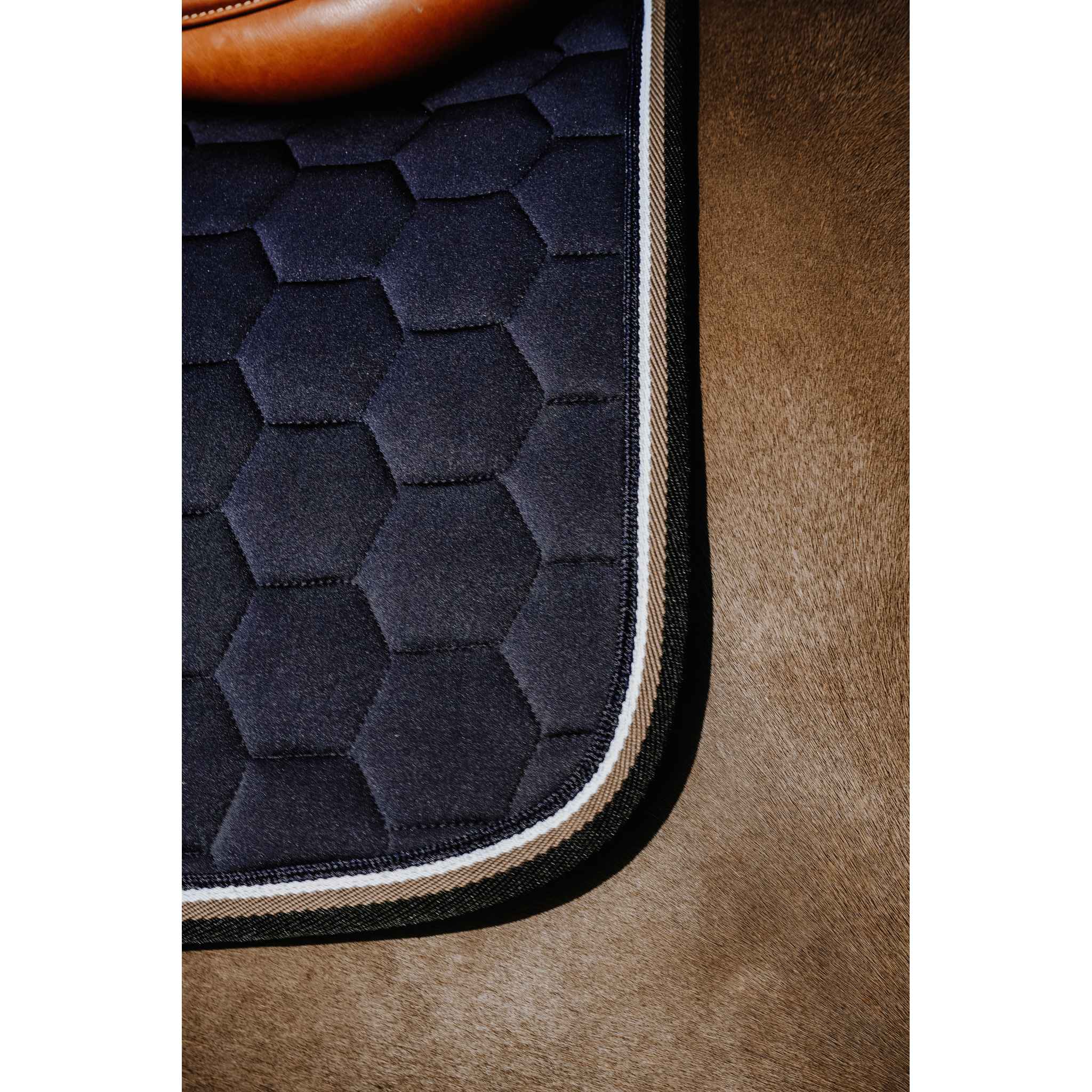 EQUITHÈME All-Purpose Saddle Pad - Coco Navy blue - 204913007_ambi_4