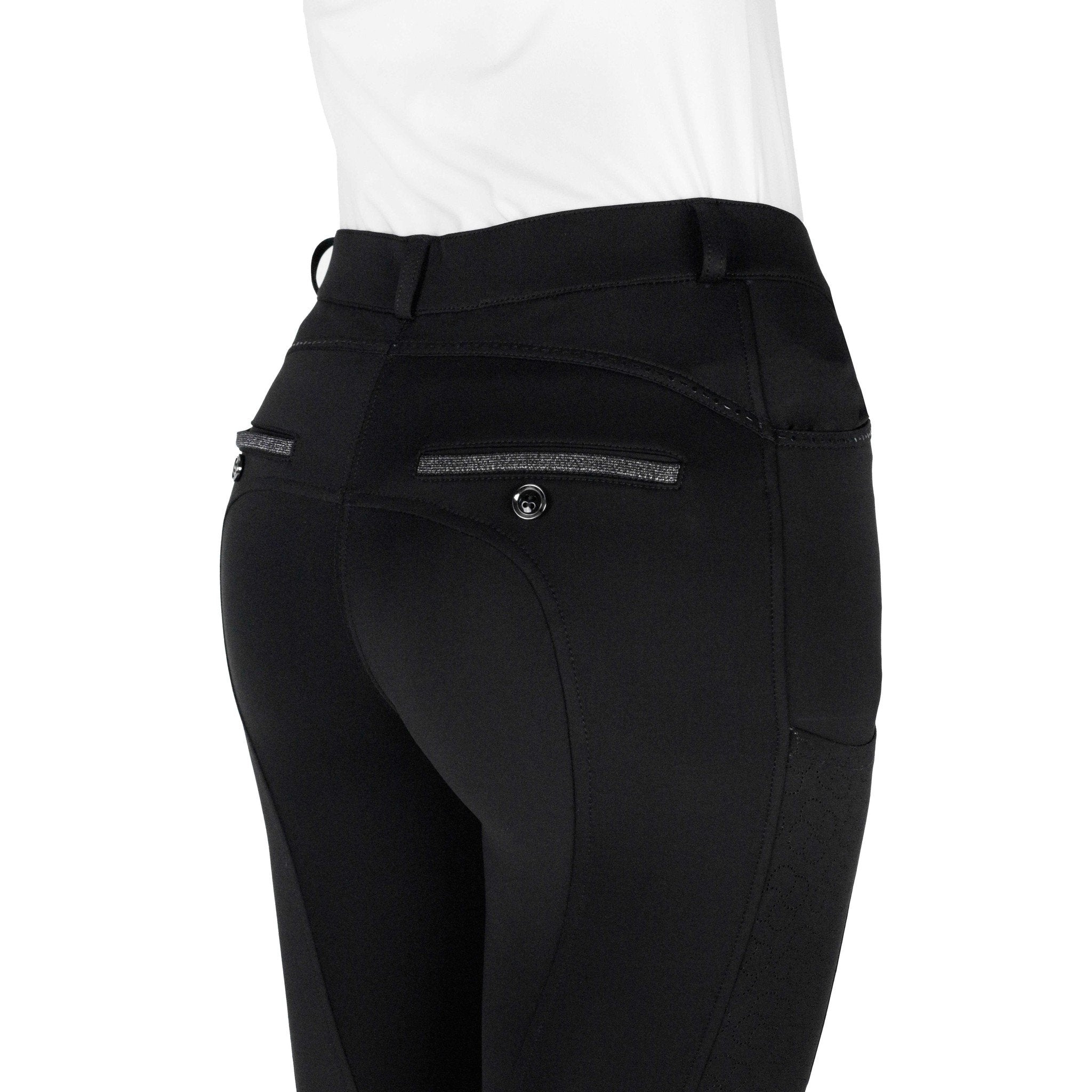 EQUITHÈME Capucine Breeches - Ladies Black 979861236
