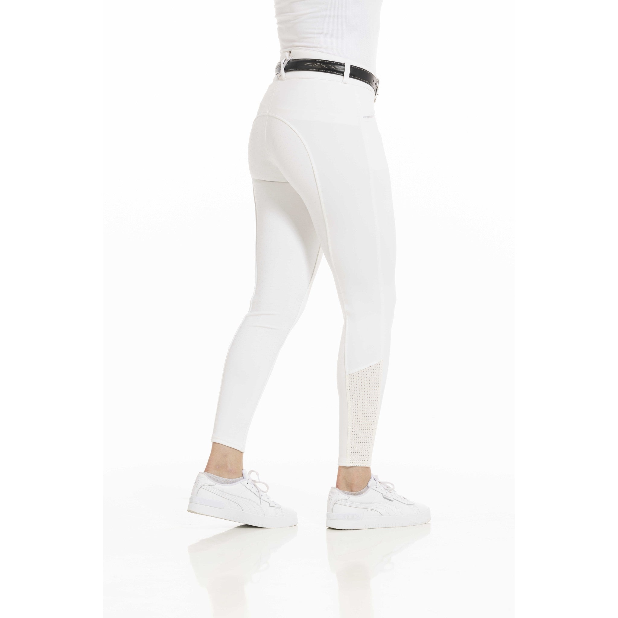 EQUITHÈME Claudine Breeches with silicone full seat - Ladies White 979788036