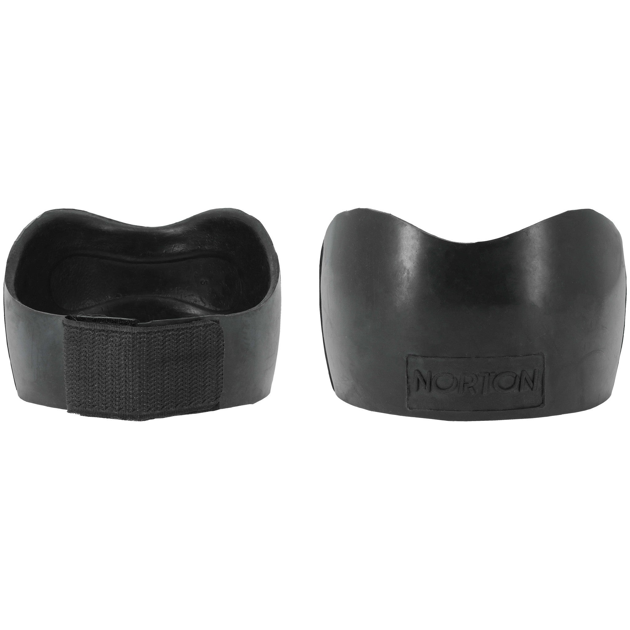 NORTON Rubber Velcro Overreach Boots Black 545221002