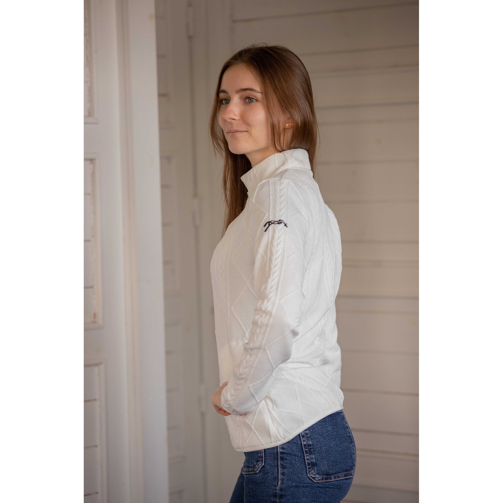 Penelope Violette Sweater - Women's Ecru - 963363051_ambi_8