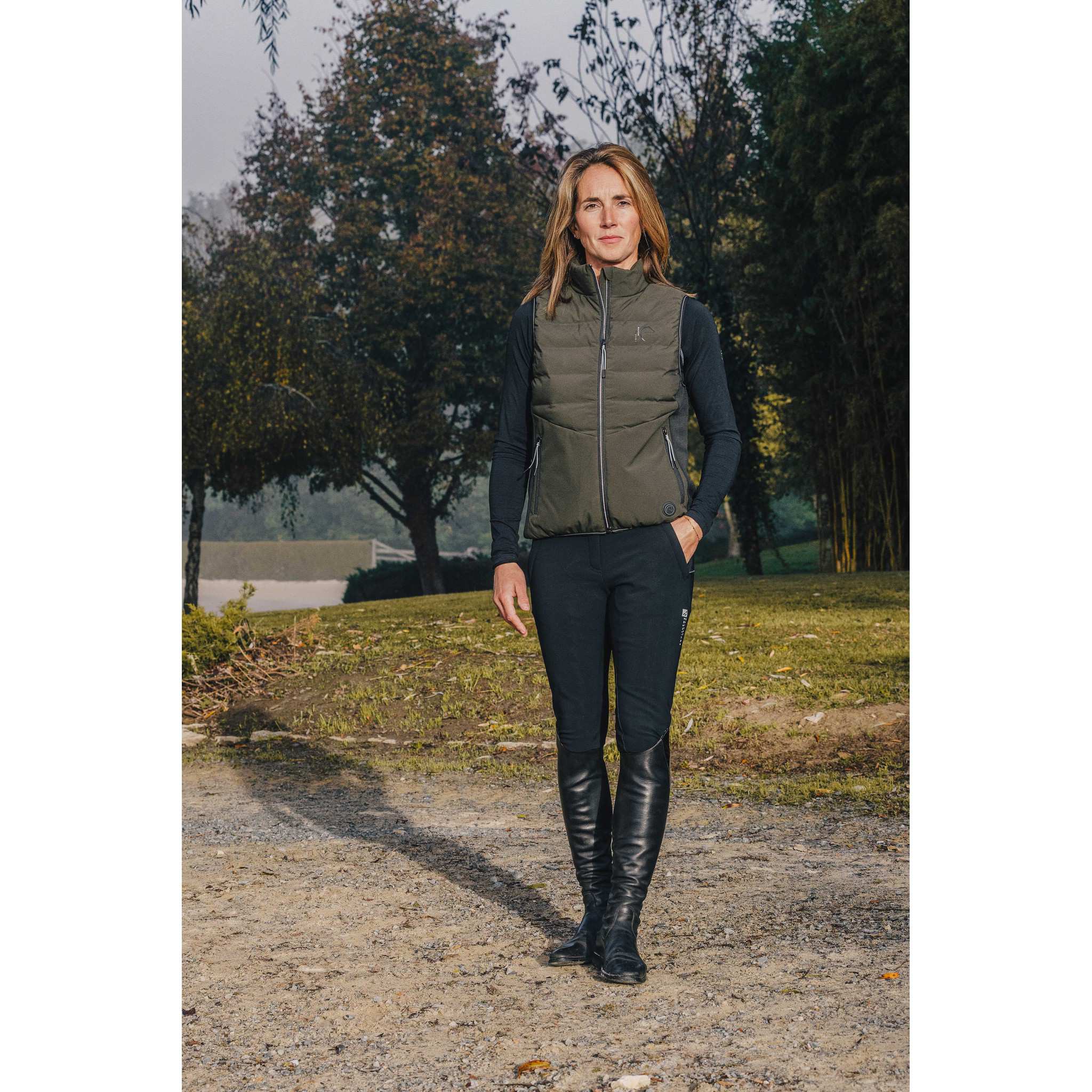 EQUITHÈME Sierra Heated Riding Breeches - Ladies Black 981100238