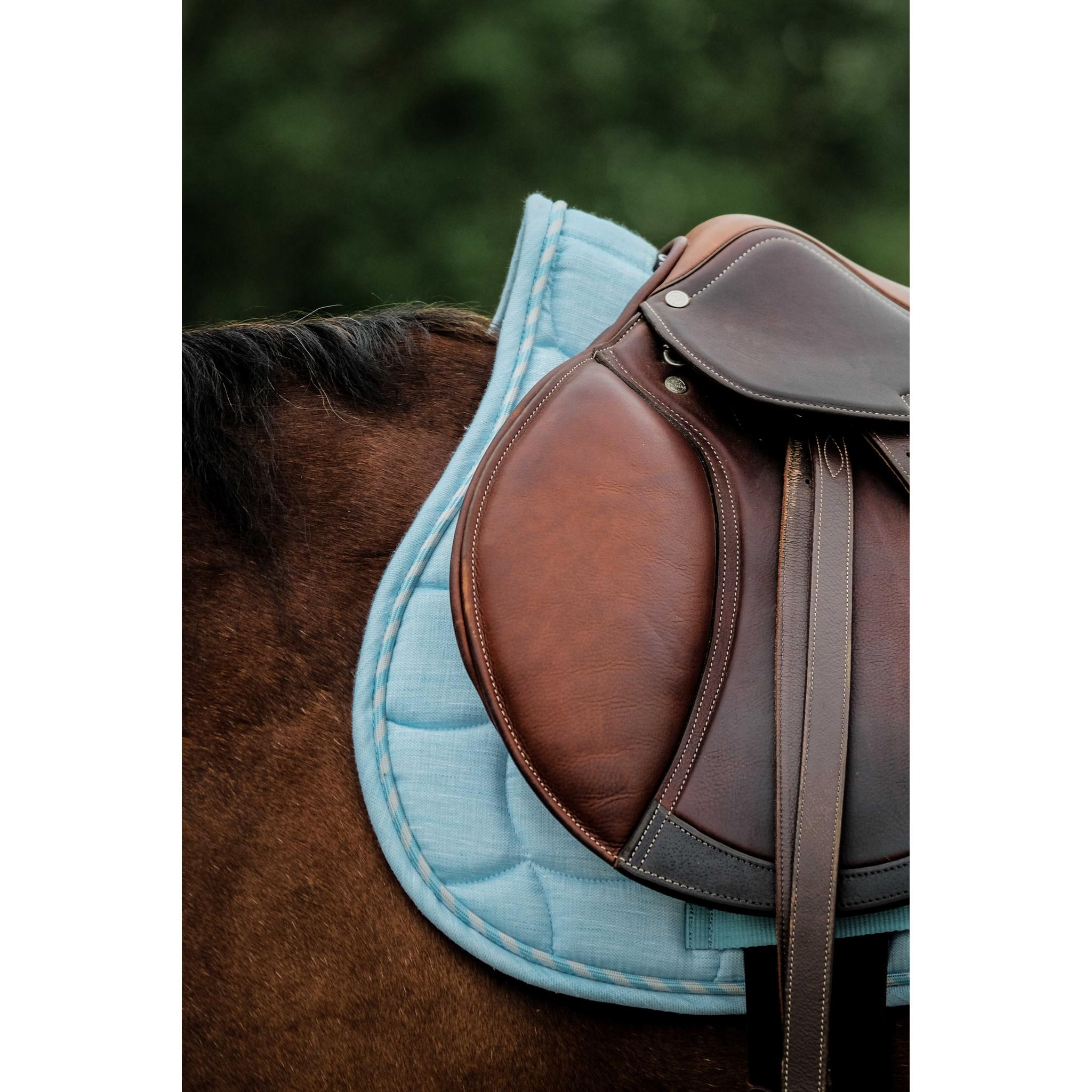 Riding World Sunshine saddle pad - All purpose Blue/light blue 204062012