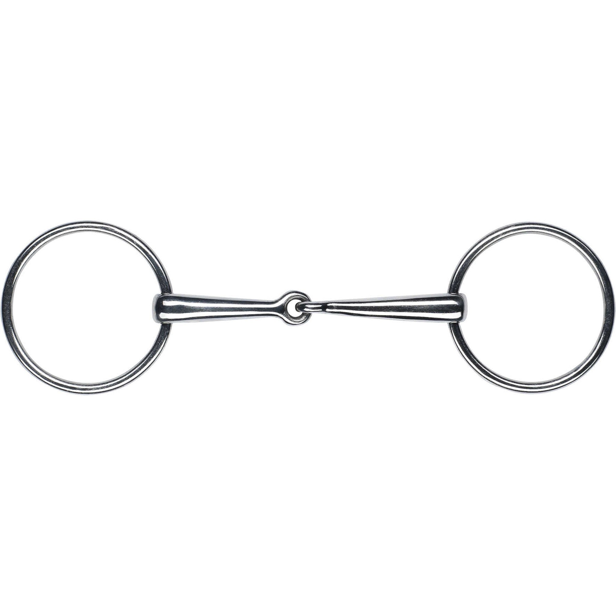 Feeling Stainless steel snaffle with large rings for Weymouth 600015135