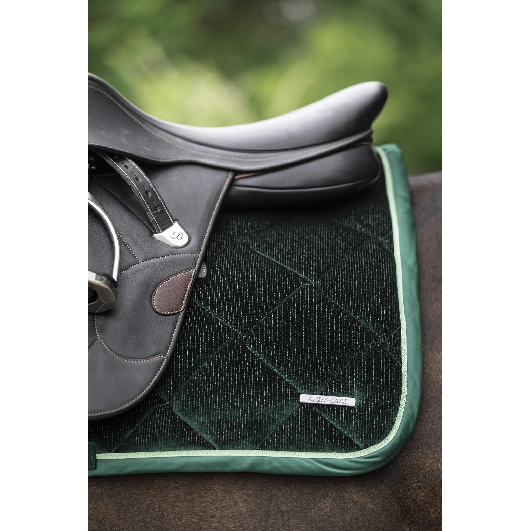 Lami-Cell Glimmer Saddle Pad - All purpose Dark green 220039009