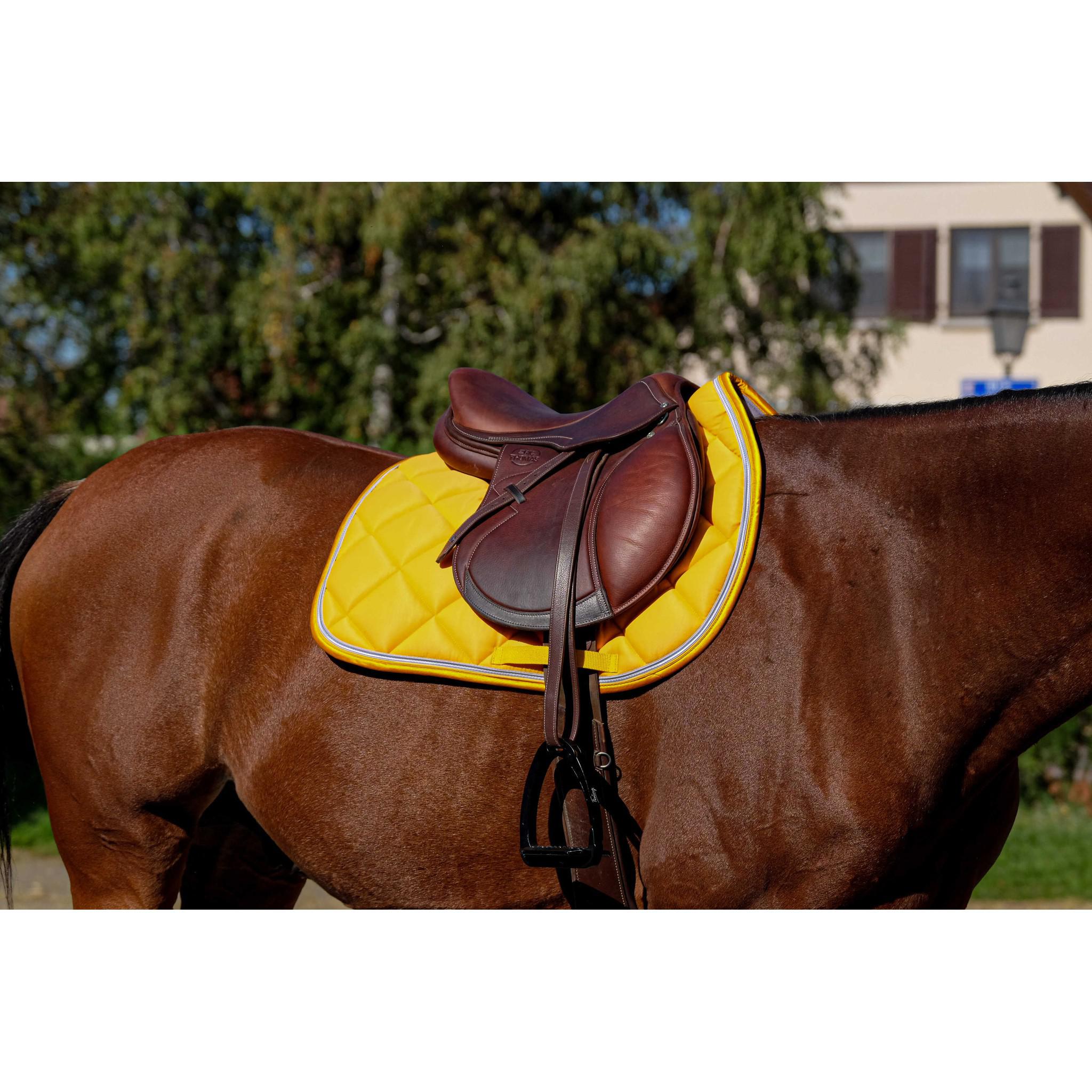 EQUITHÈME Classic Saddle pad - All purpose Yellow 204773010