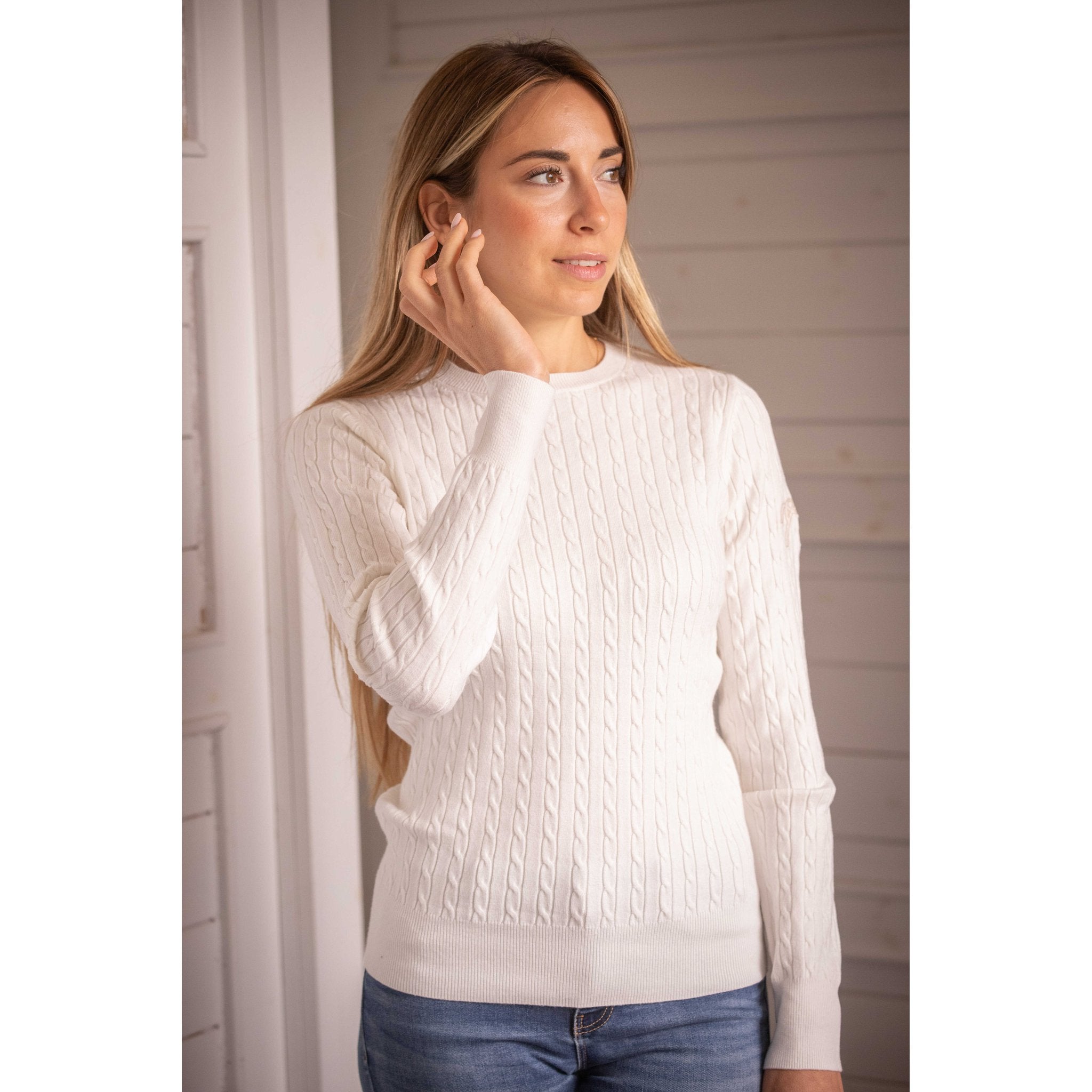 Penelope Virginia Sweater - Women's Ecru - 966000501_ambi_7