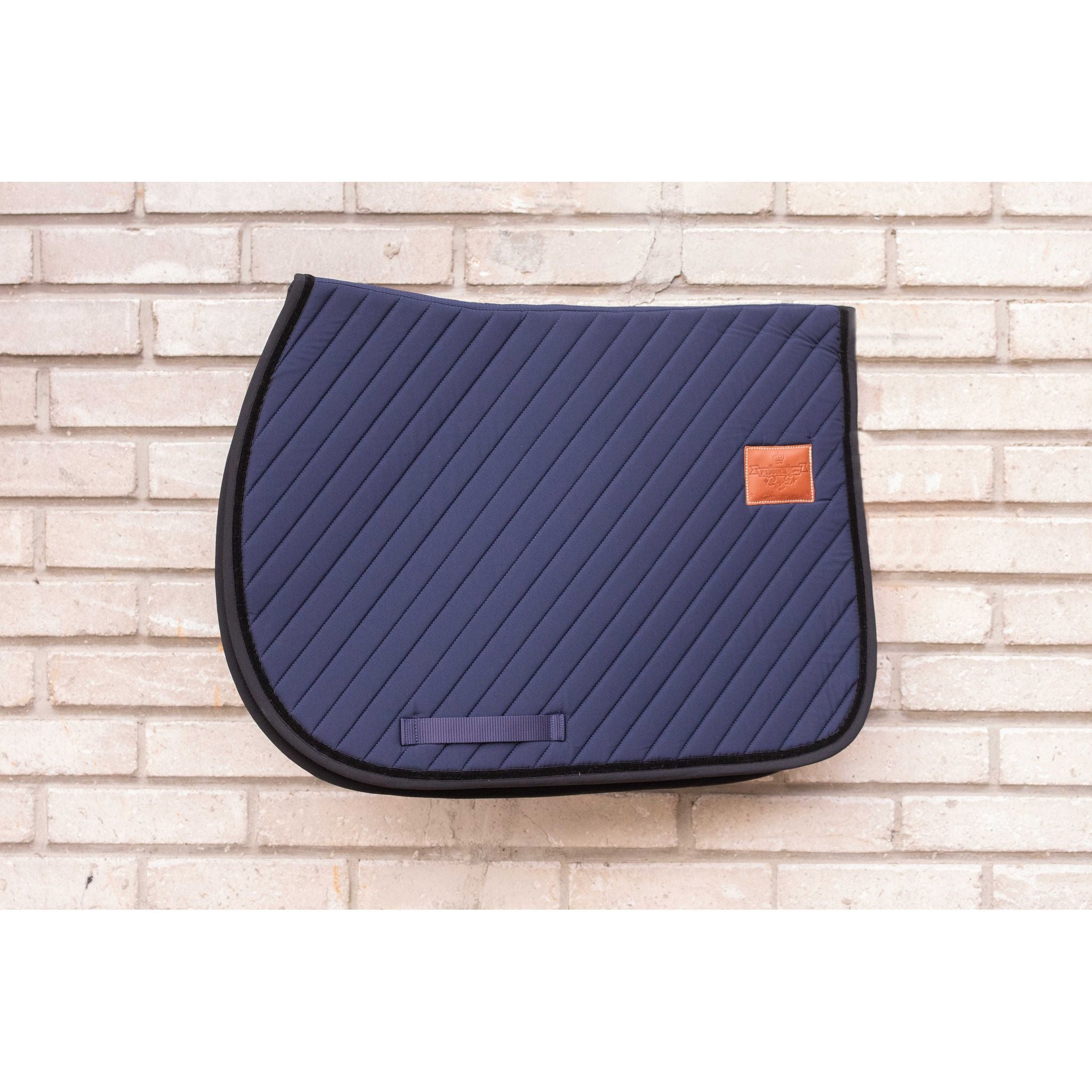 Paddock Sports Diagonal All-Purpose Saddle Pad Navy blue - 204777007_ambi_1