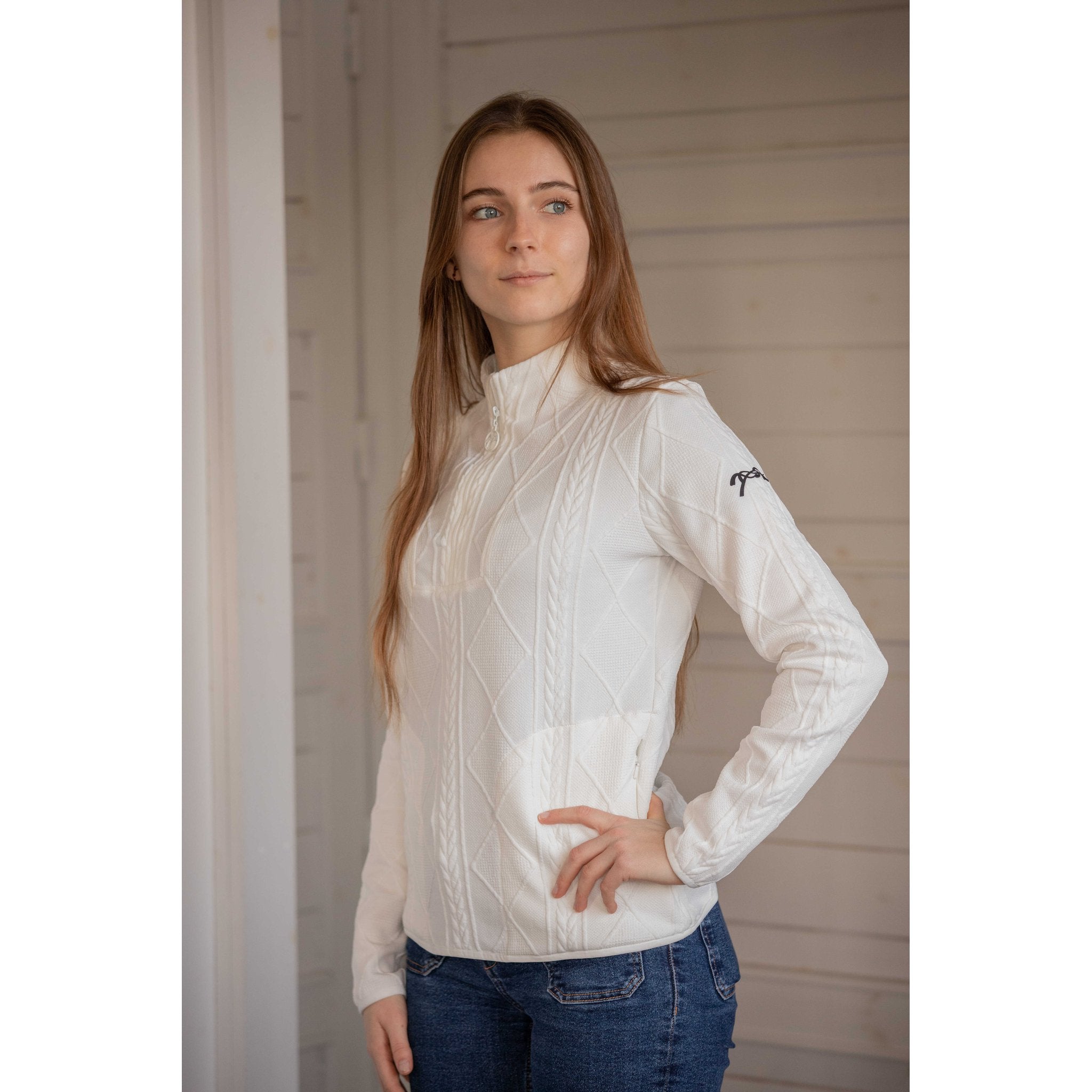 Penelope Violette Sweater - Women's Ecru - 963363051_ambi_7