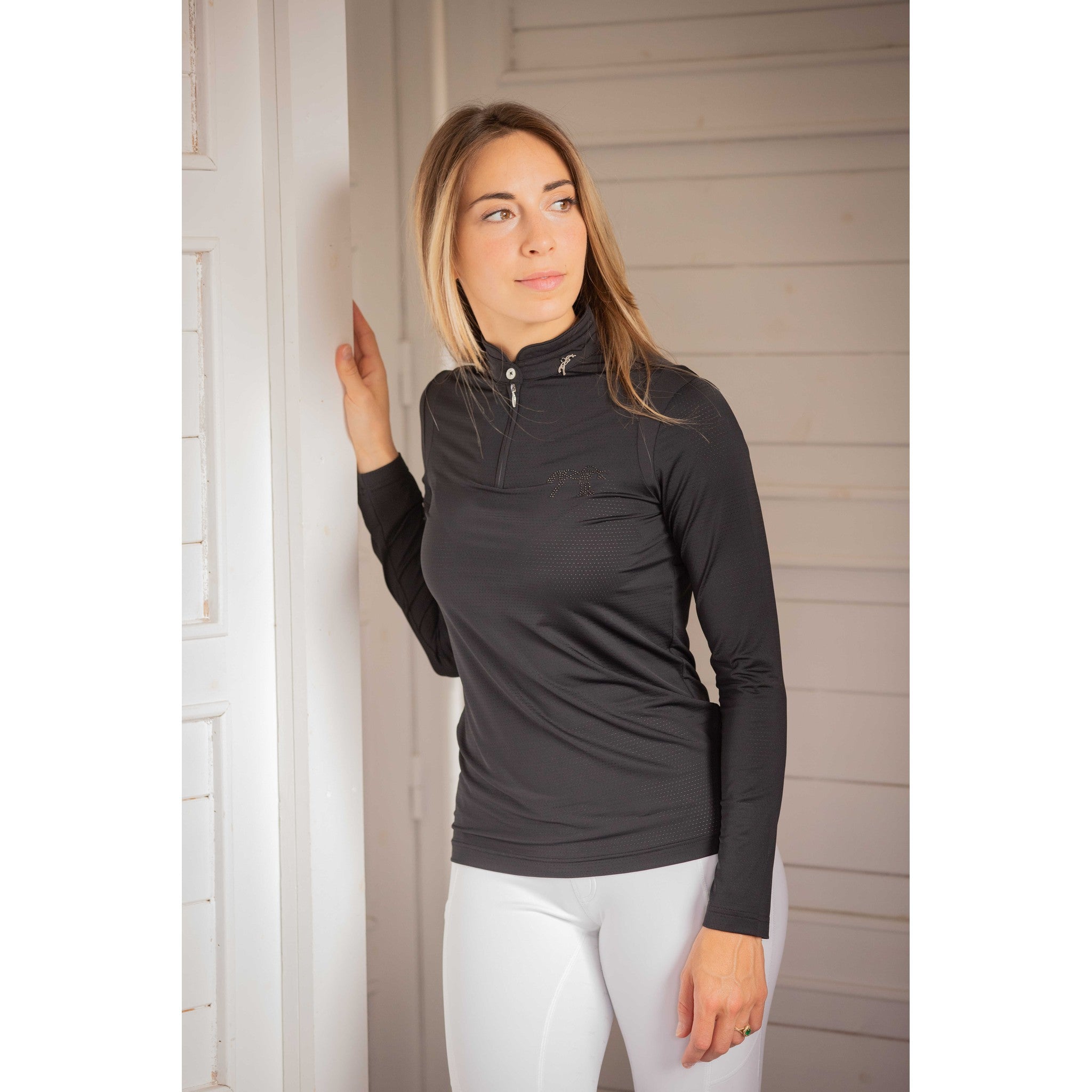 Pénélope Techpy Polo Shirt - Ladies Black 963427021