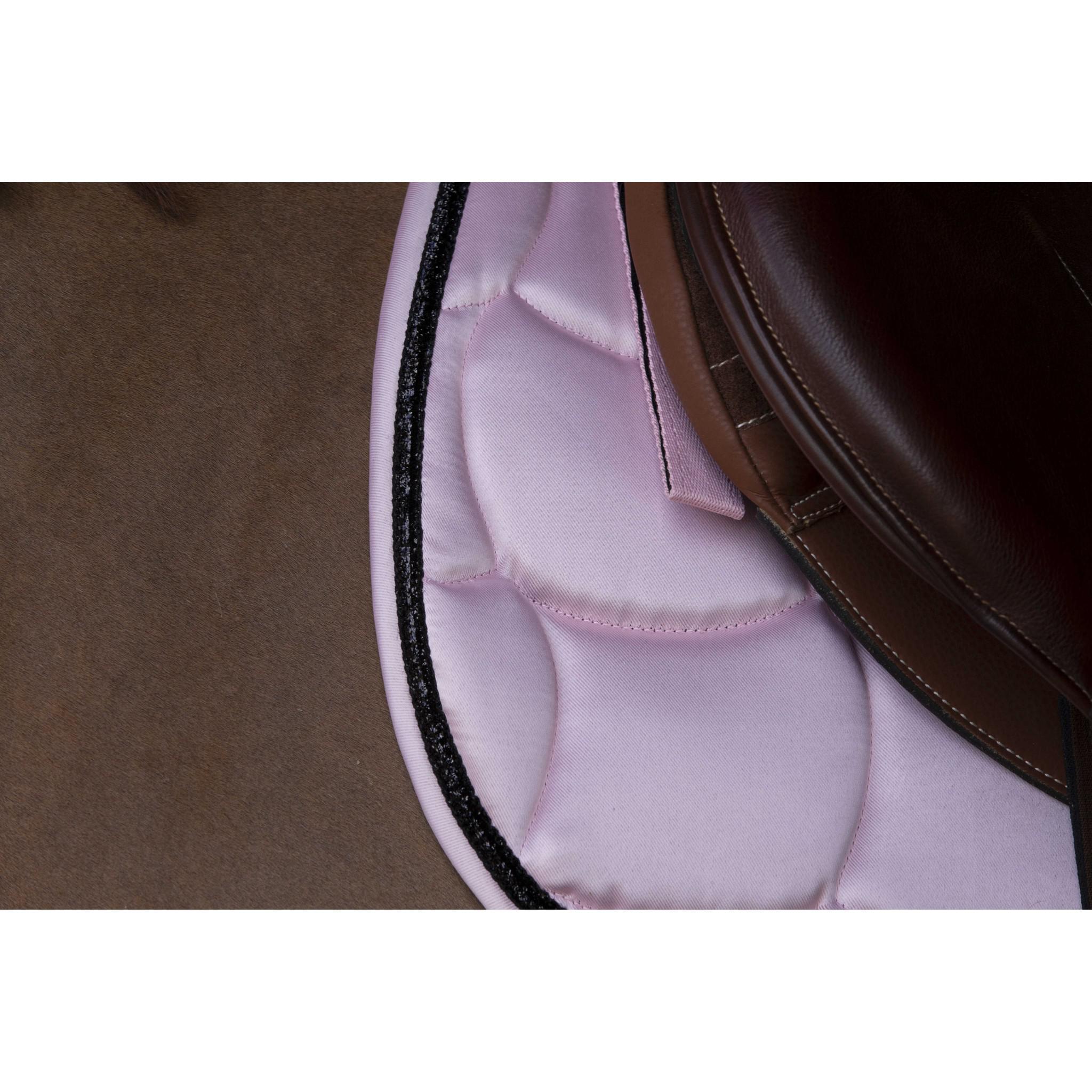 EQUITHÈME Satin Saddle pad - All purpose Pink 204432013