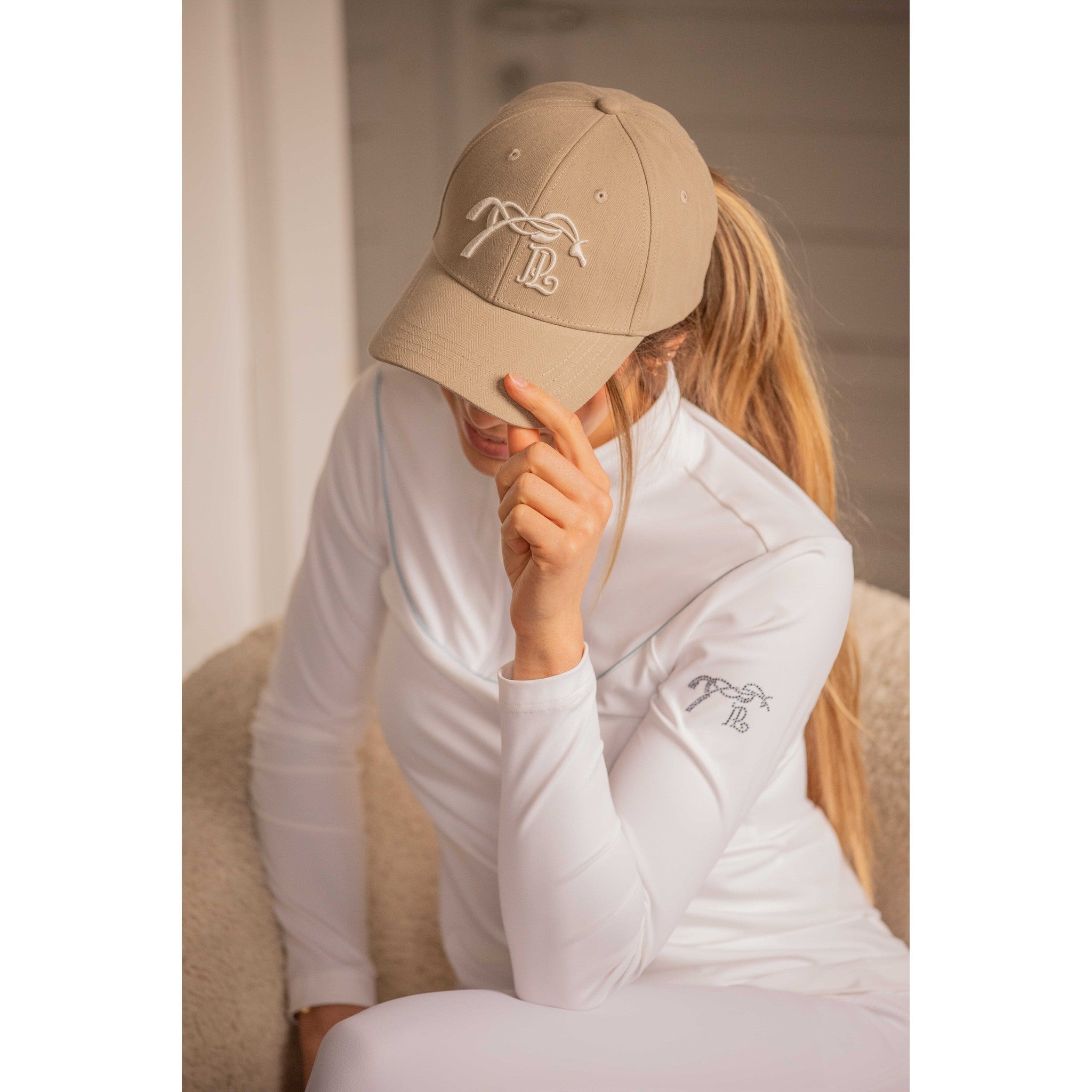 Pénélope Naomi Cap Taupe/white 993811027