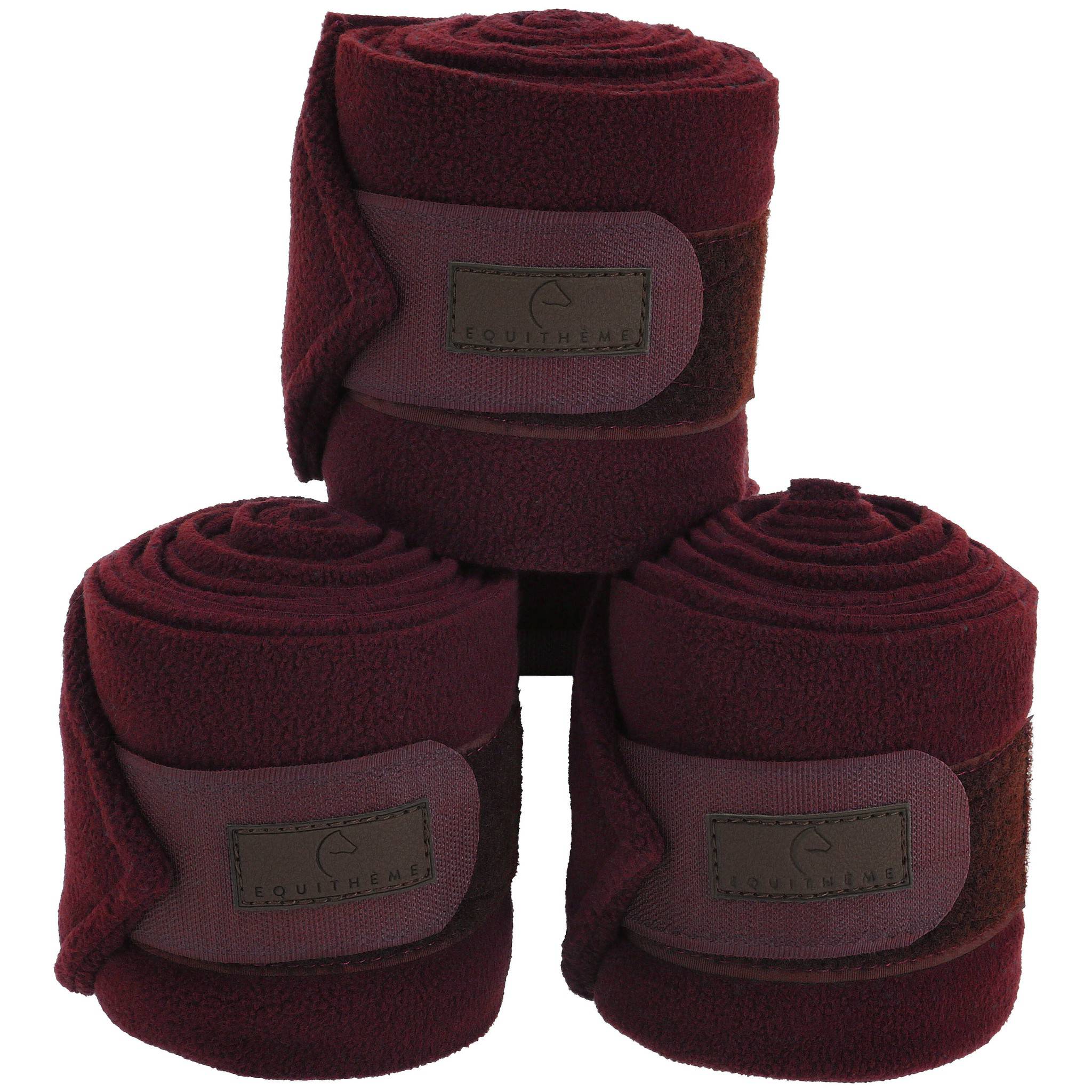 EQUITHÈME Polo Wraps Burgundy 540068033