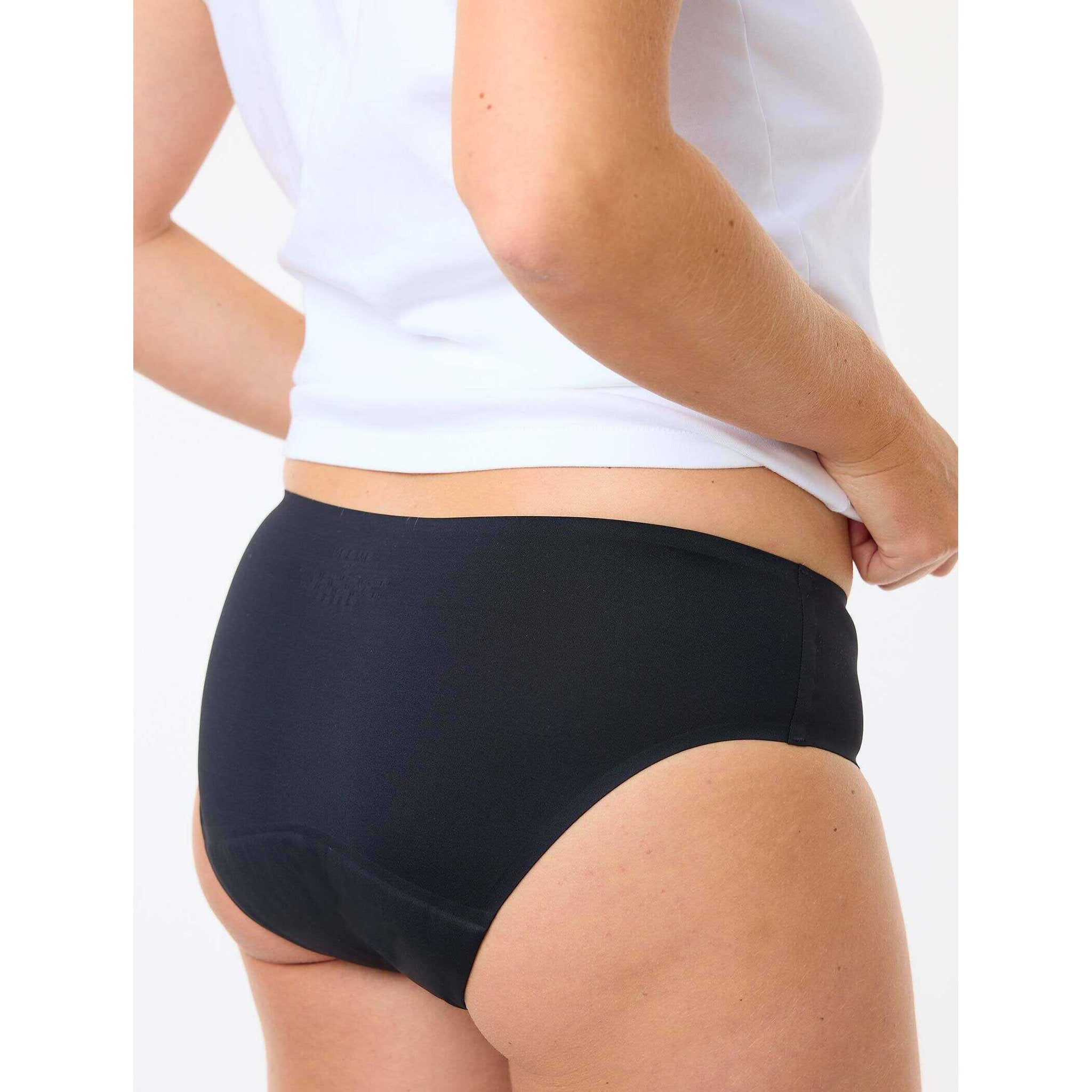 SMOON 2-Pack Menstrual Panties for Medium and Heavy Flow - Women Black - 983401022_ambi_3