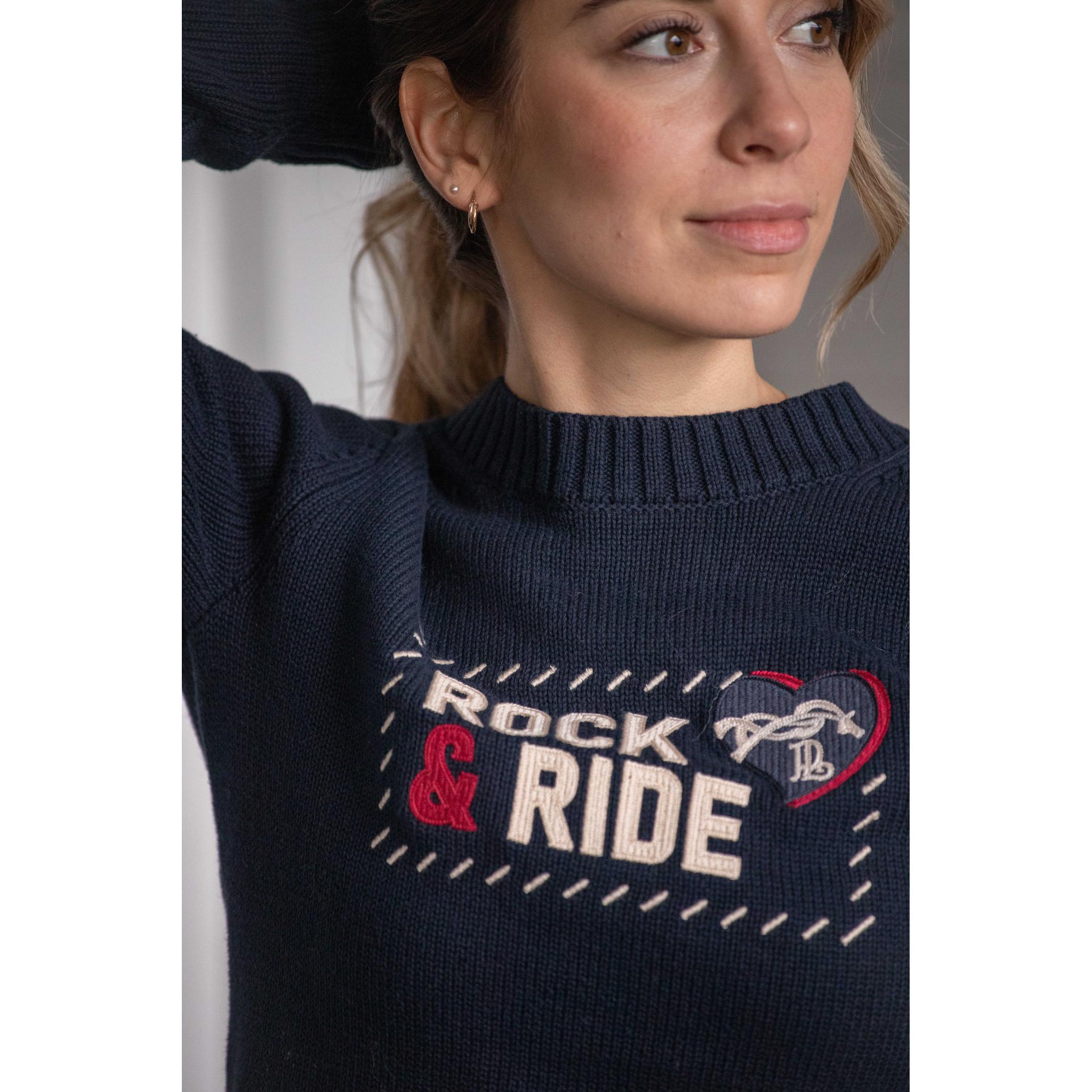 Penelope Florida Sweater - Women Navy blue - 966002071_ambi_4