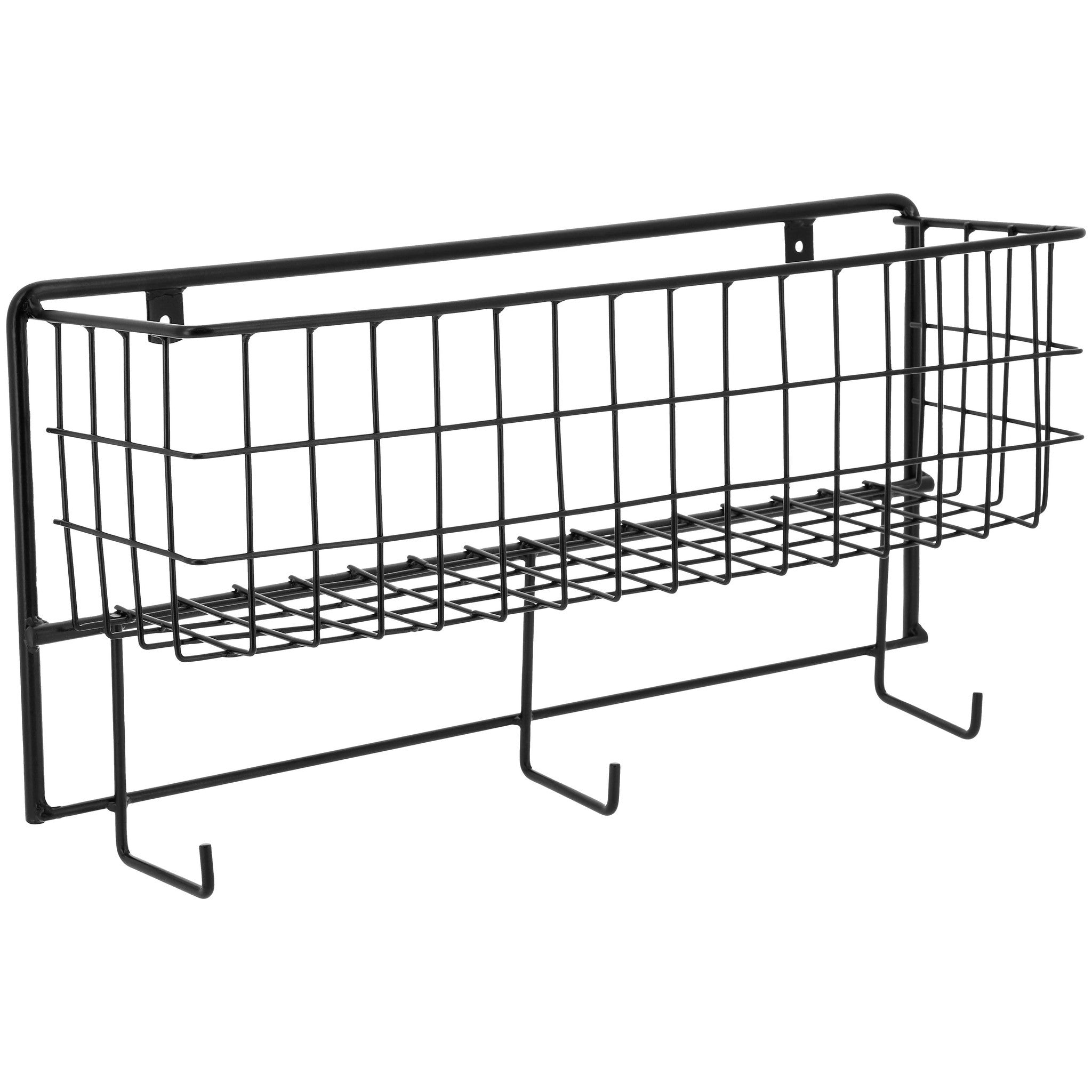 Hippo-Tonic 3-hook basket Black 704243002