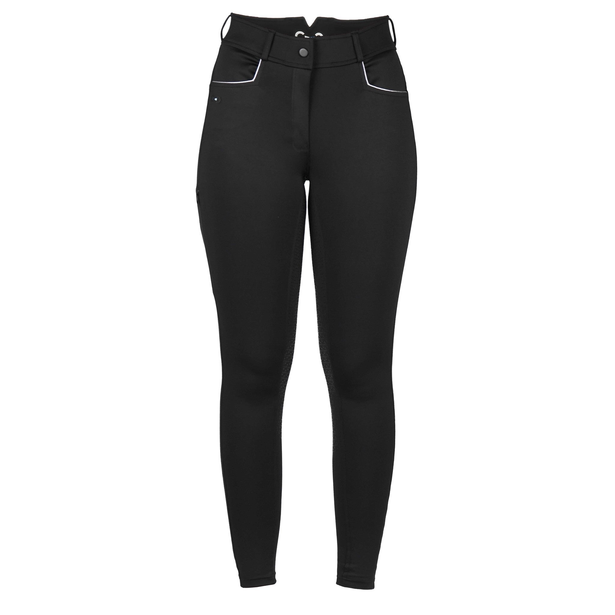 Riding World River Silicone Seat Breeches - Ladies Black 989405236