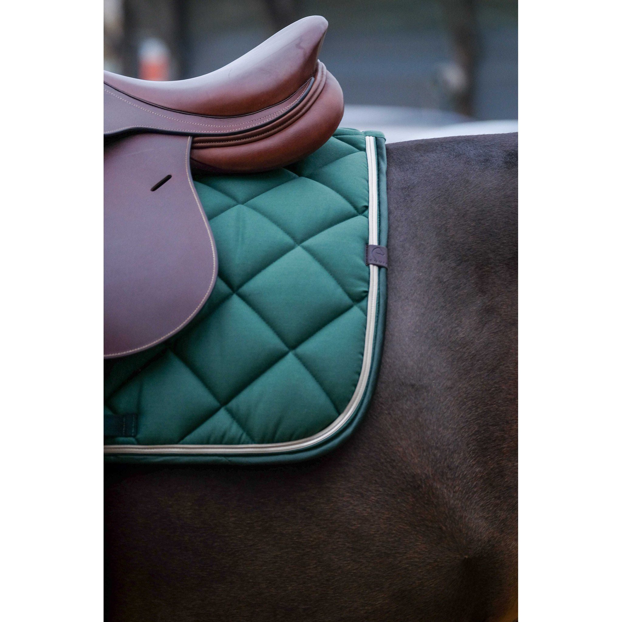 EQUITHÈME Classic Saddle pad - All purpose Dark green 204773008