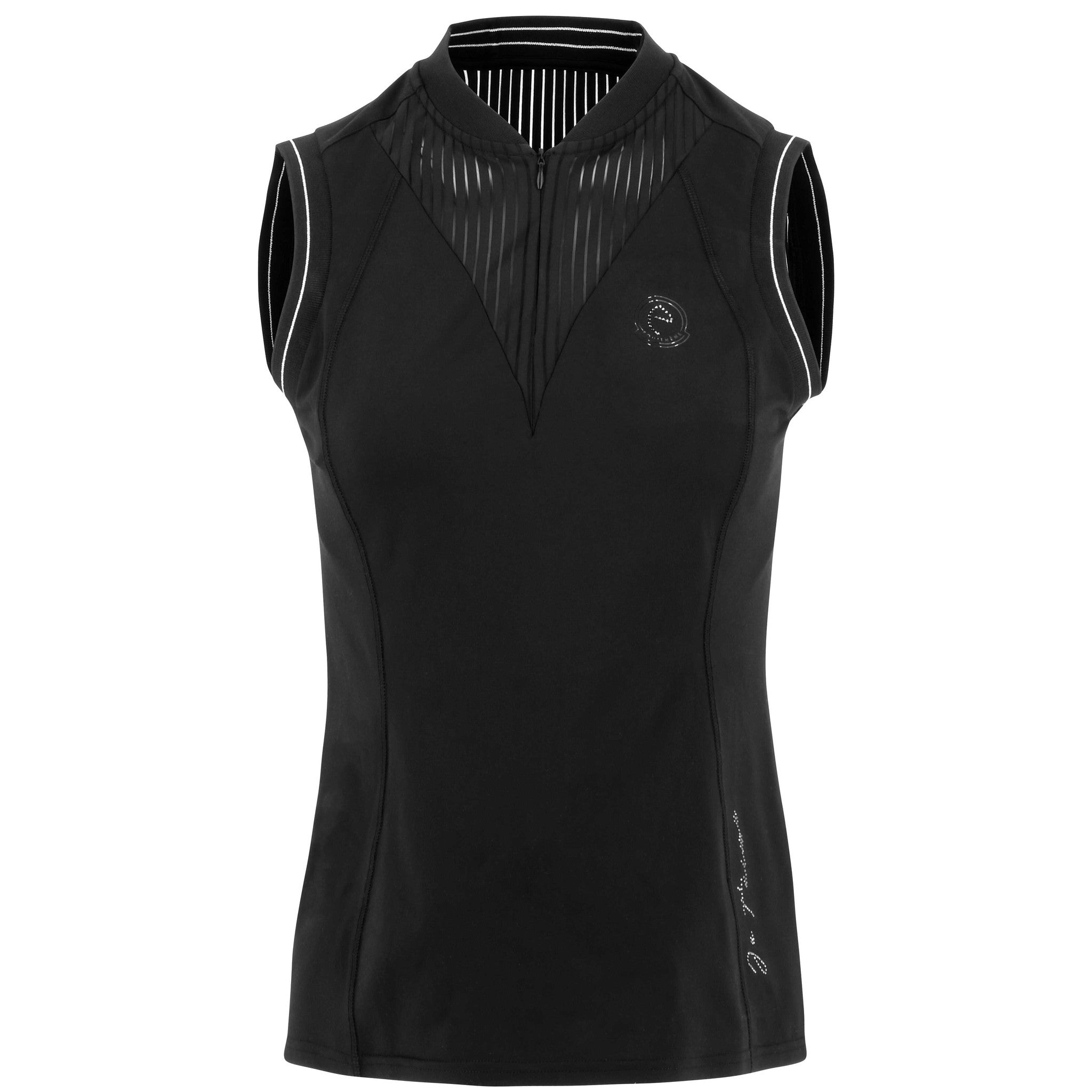 EQUITHÈME Margot Je t'aime Polo Shirt - Women - Black - 962087024_packshot_4