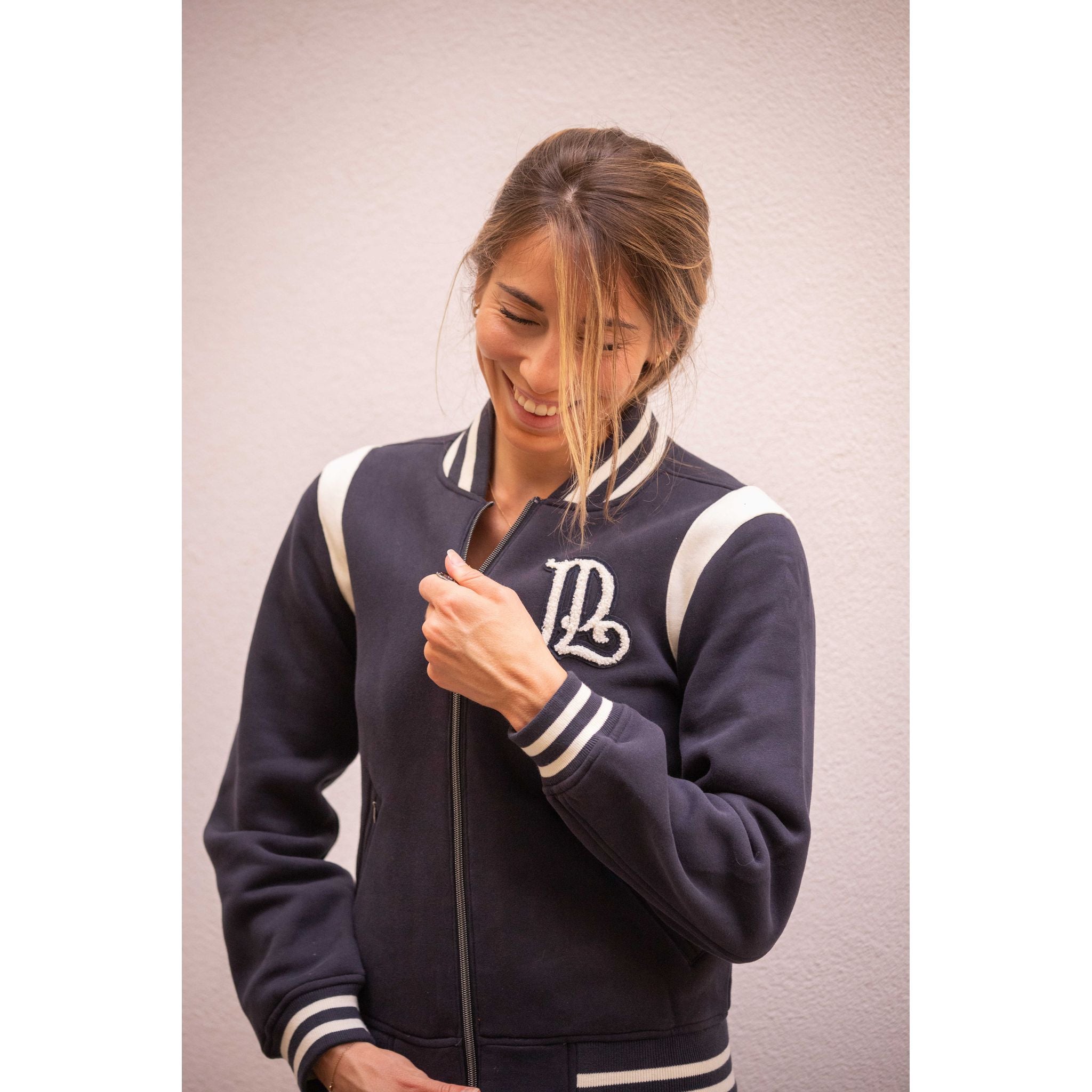 Penelope University Sweatshirt - Women's Navy/white - 963335751_ambi_7