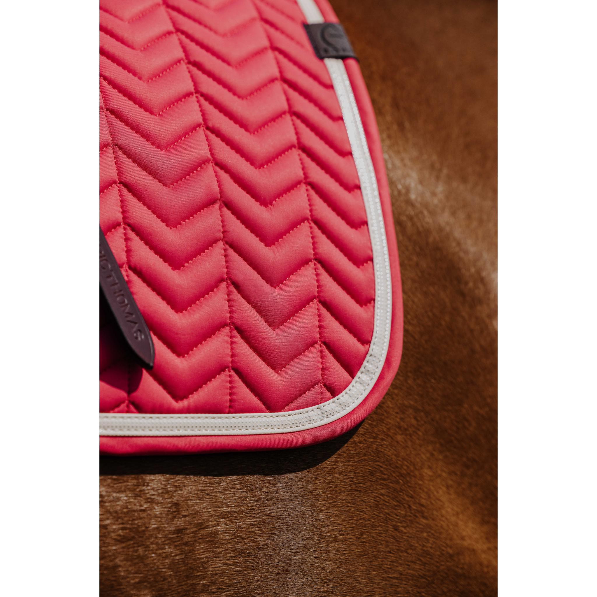 EQUITHÈME Softypop Saddle Pad - All purpose Raspberry 204003035