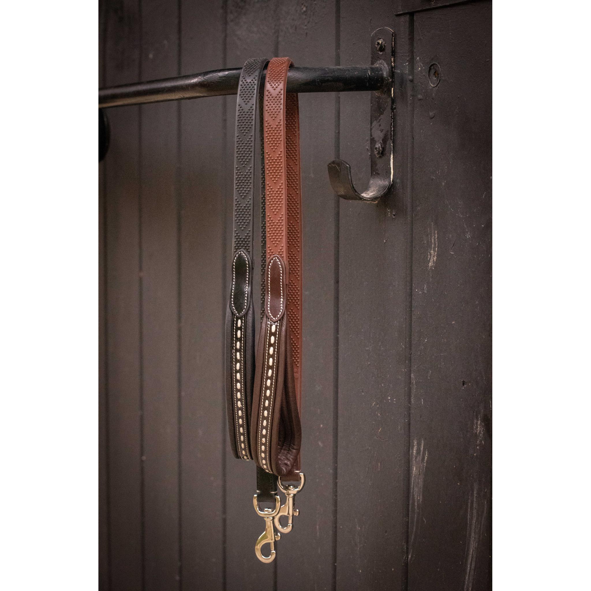 Penelope Rubber Dog Leash Black - 409951002_ambi_1